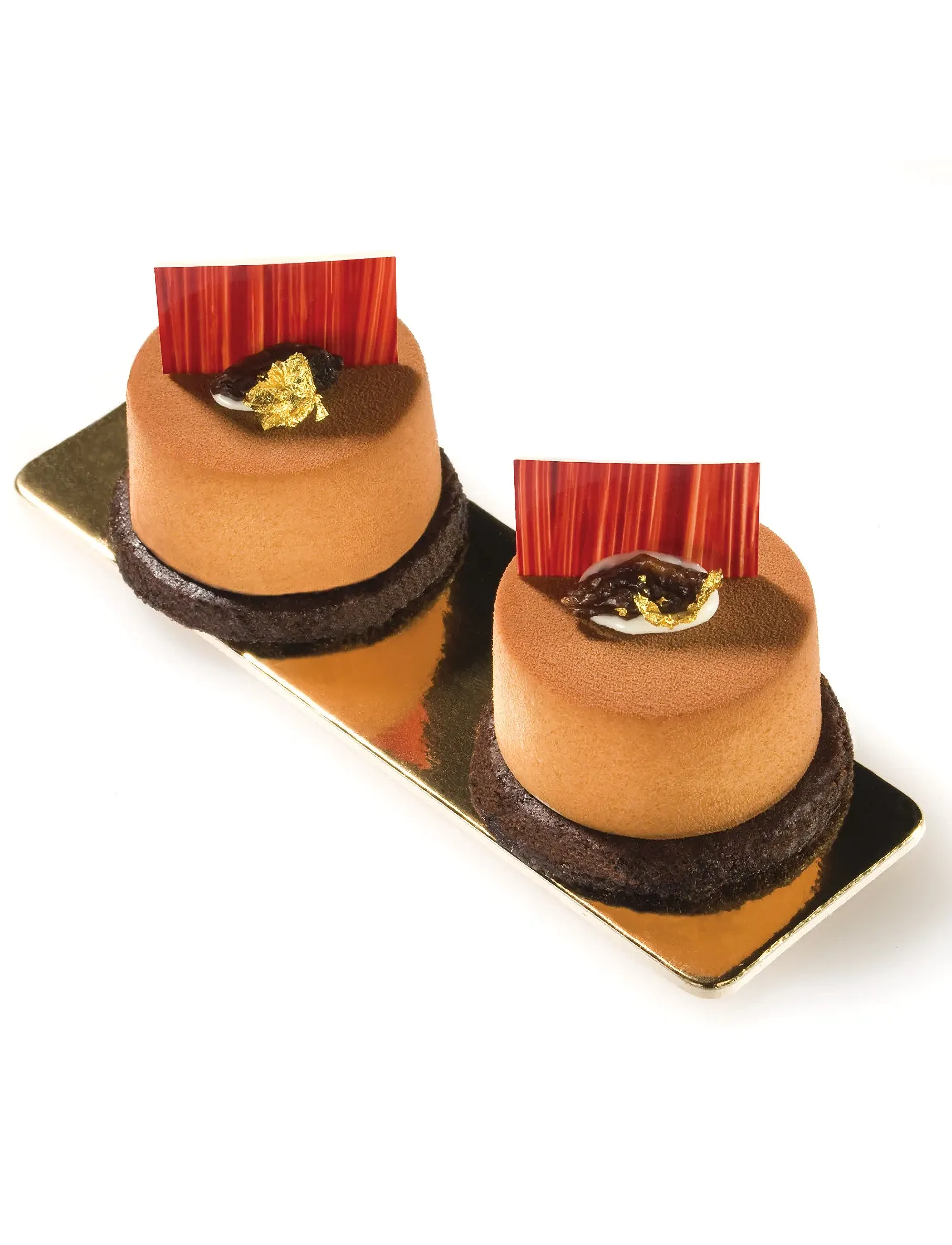 Silikomart Silikoneform Cylinder 8 Stk. Ø60 H35, FOR 8PCS, Baking Tins, Rot - Cupcake & Muffin Homeware