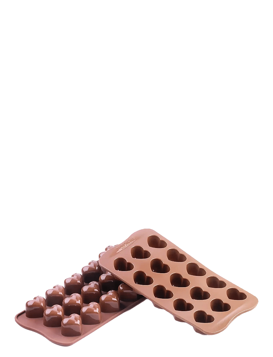 Silikomart - MONAMOUR 15pcs 30X22 H25 - muffinivormid - brown - 1