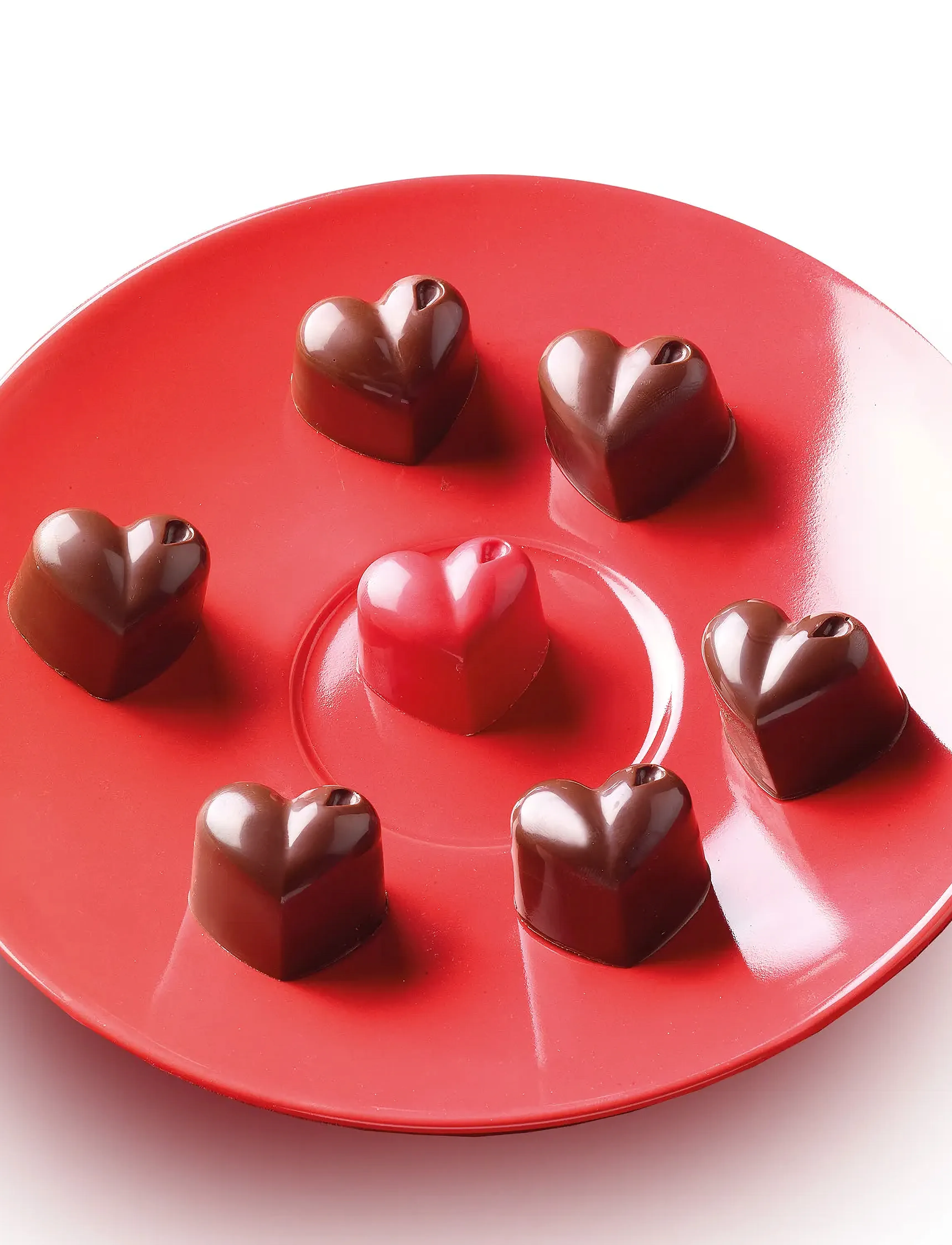Silikomart Silikoneform Monamour Praliner 15 Stk. 30X22 H25, FOR 15PCS, Brown, Bageforme > Cupcake- Og Muffinsforme, Unisex