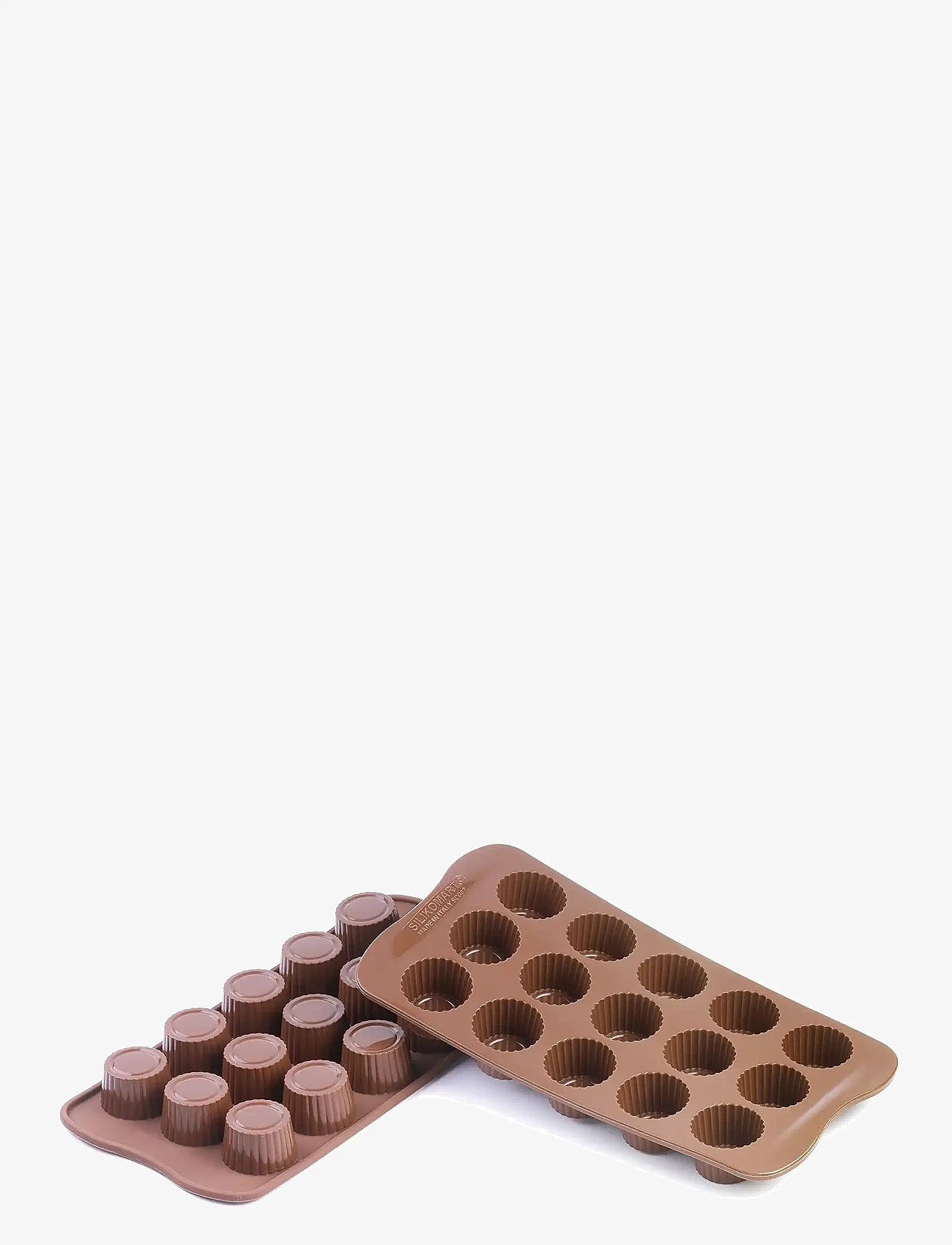 Silikomart - Silikoneform Praline 15 stk. Ø30 H18,5 - cupcake & muffin tins - brown - 1