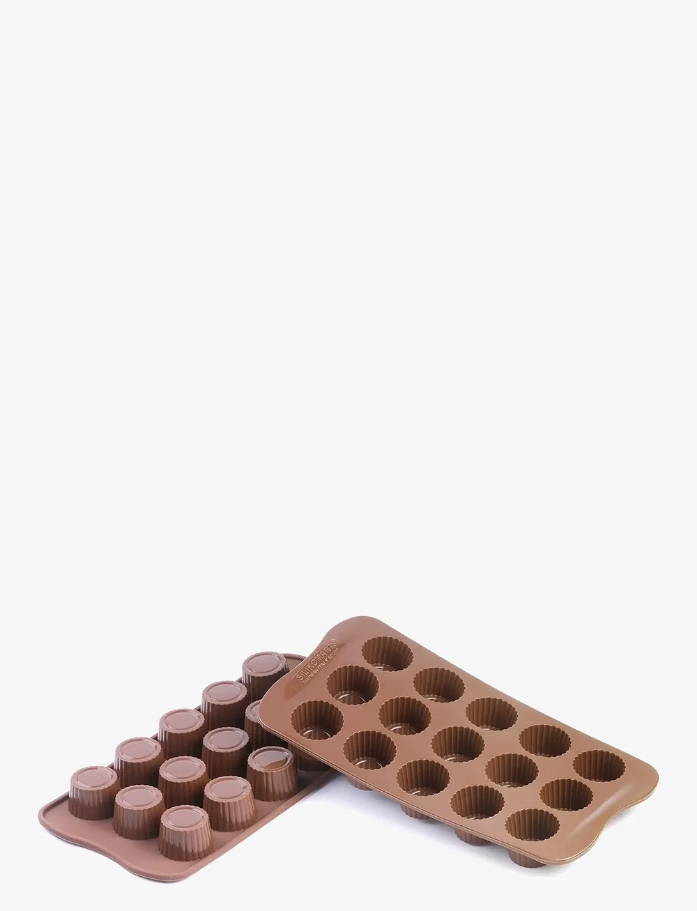 Silikomart - PRALINE 15pcs Ø30 H18,5 - muffinivormid - brown - 0