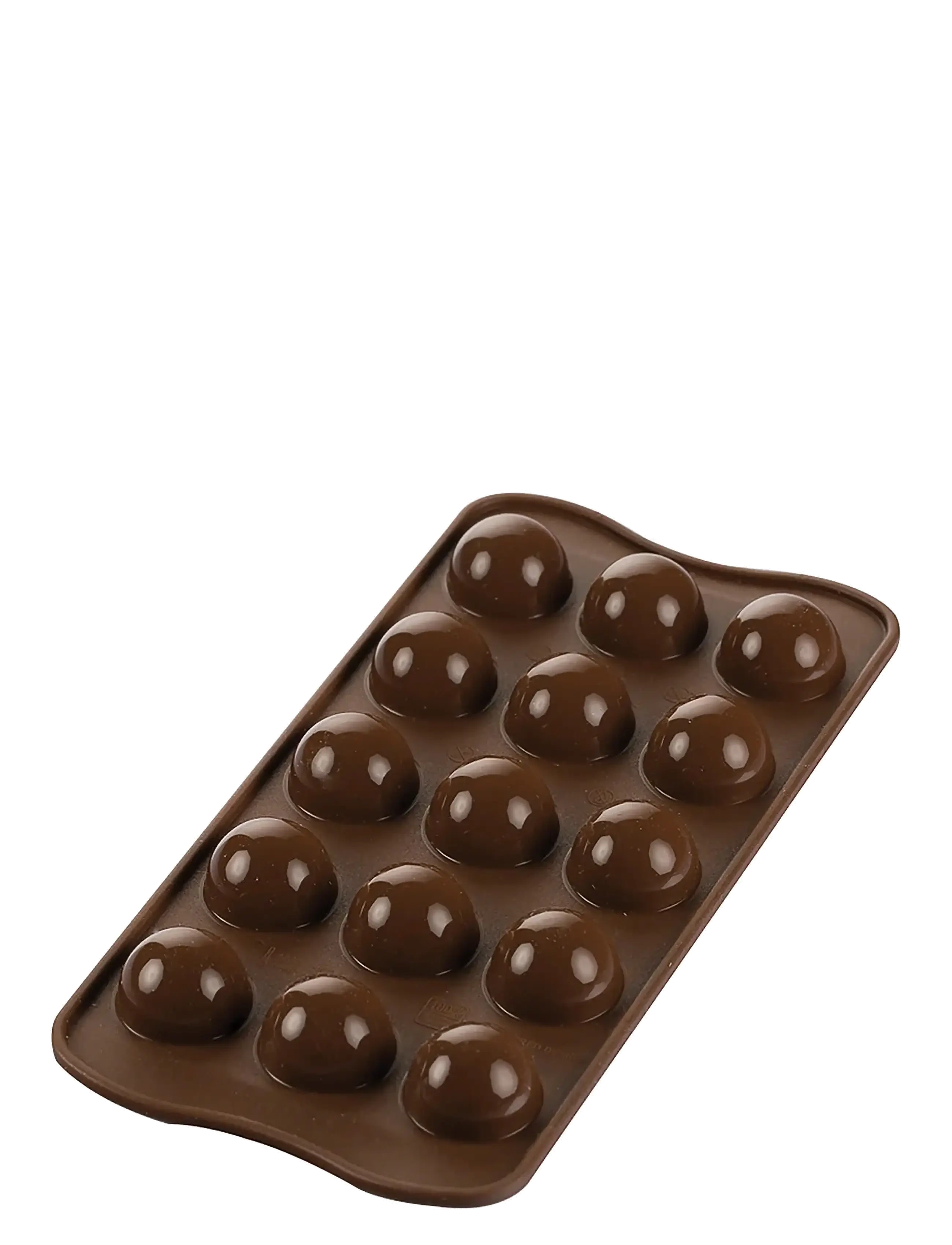 Silikomart Silikoneform Tartufina 15 Stk. Ø25, Cupcake & Muffin Tins, Brun, Str: FOR 15PCS