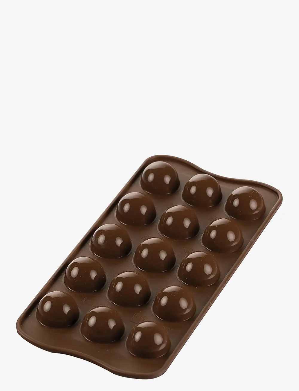 Silikomart - TARTUFINO 15pcs Ø25 - cupcake & muffinformen - brown - 0