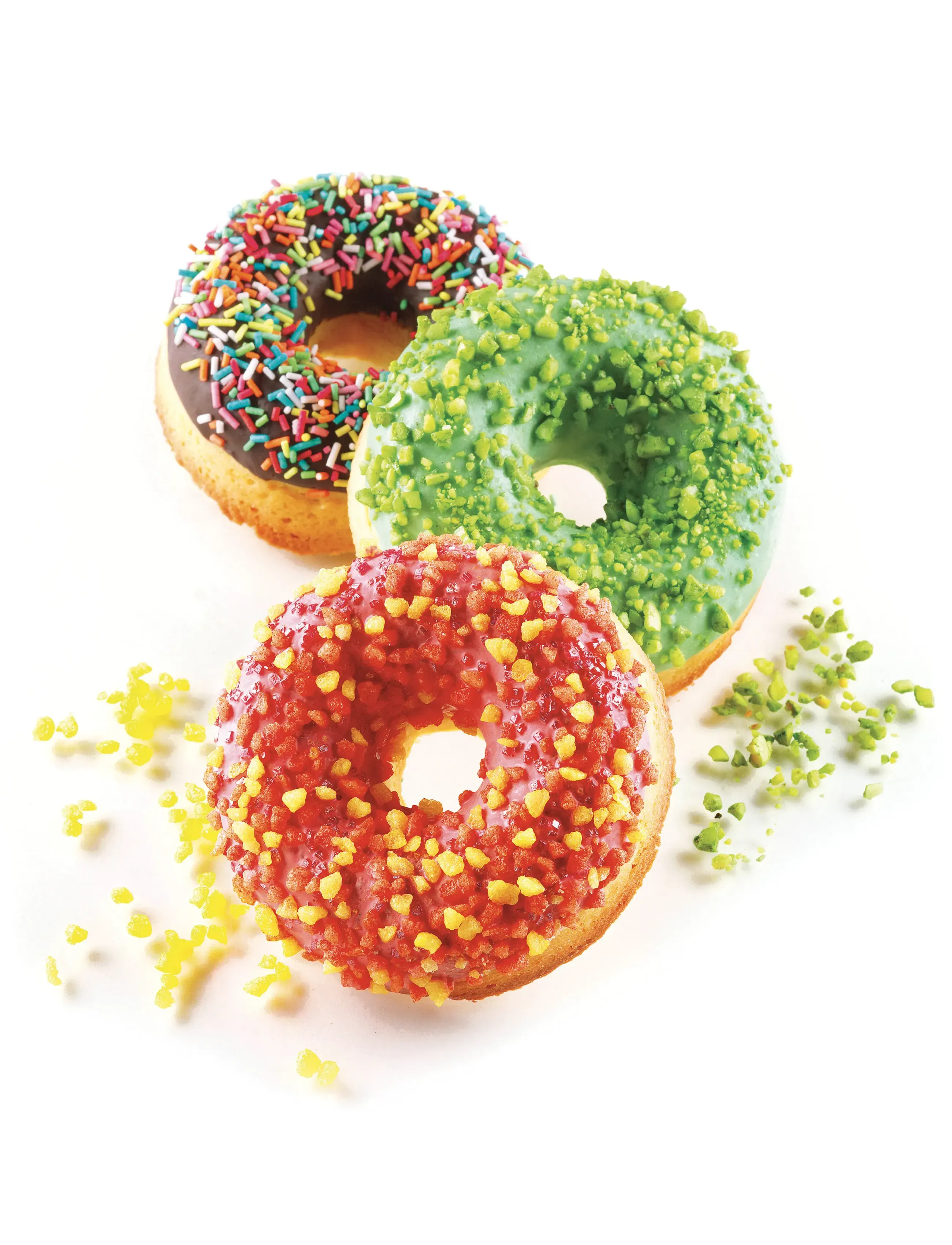 Silikomart Silikoneform Donuts 6 Stk. Ø75/25 H28, FOR 6PCS, Baking Tins, Rot - Cupcake & Muffin Homeware