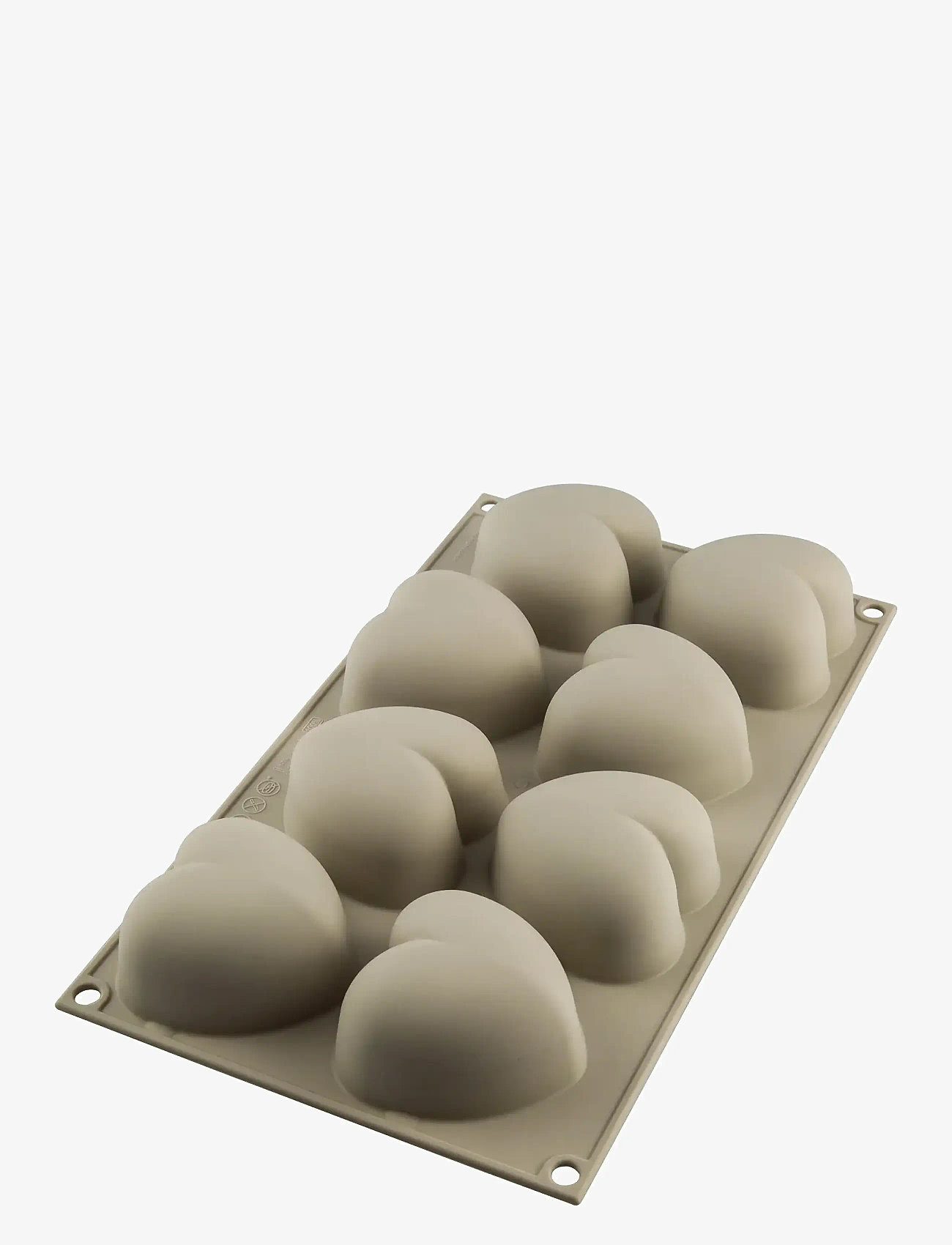 Silikomart - CUORICINO 8pcs 63X65 H 39 - grey - 1