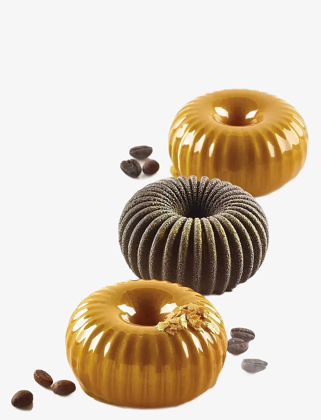 Silikomart - Silikonform Mini Raggio 6st Ø67 H33 - köp efter pris - grey - 0