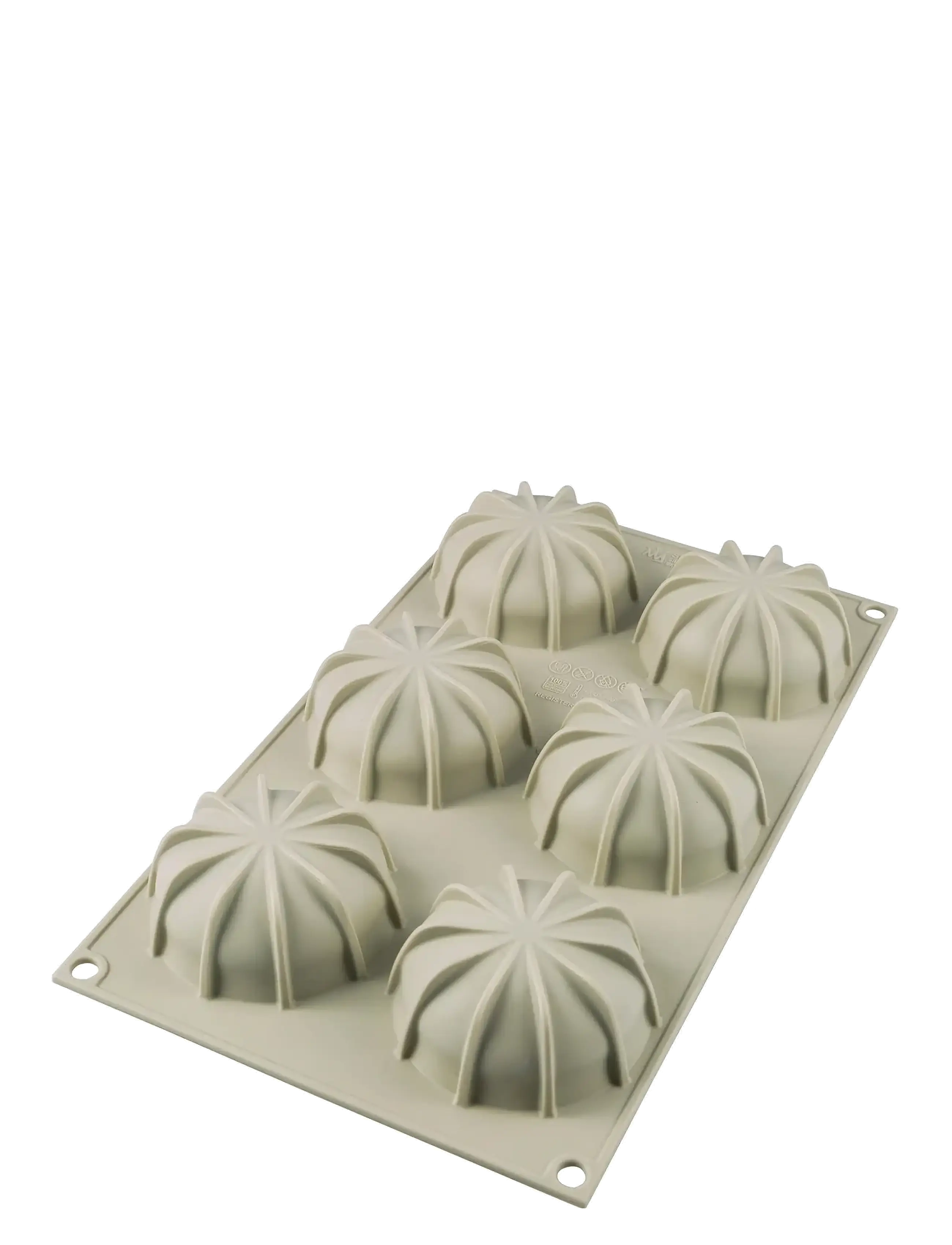 Silikomart Silikoneform Mini Goccia 6 Stk. Ø68 H33, Cupcake & Muffin Tins, Grå, Str: FOR 6PCS