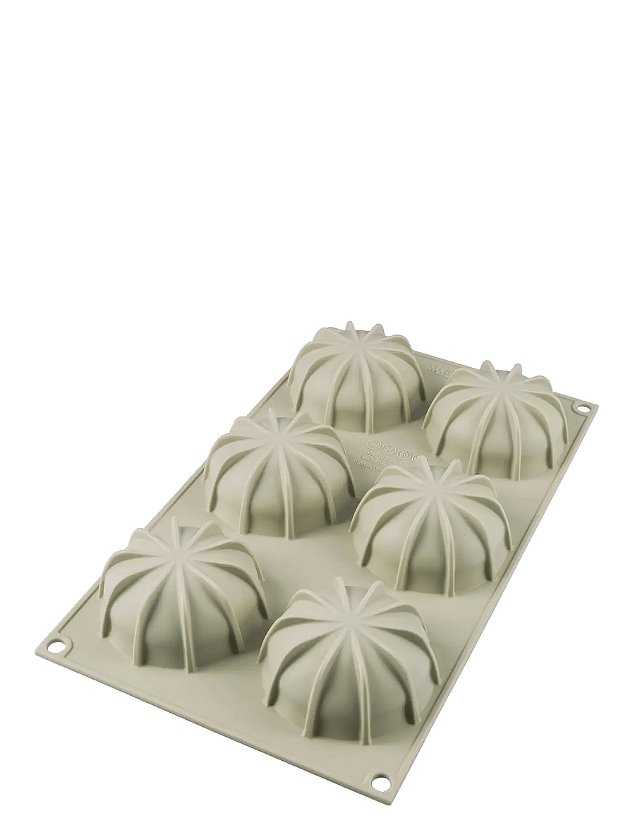 Silikomart - MINI GOCCIA 6pcs Ø68 H33 - muffinivormid - grey - 1