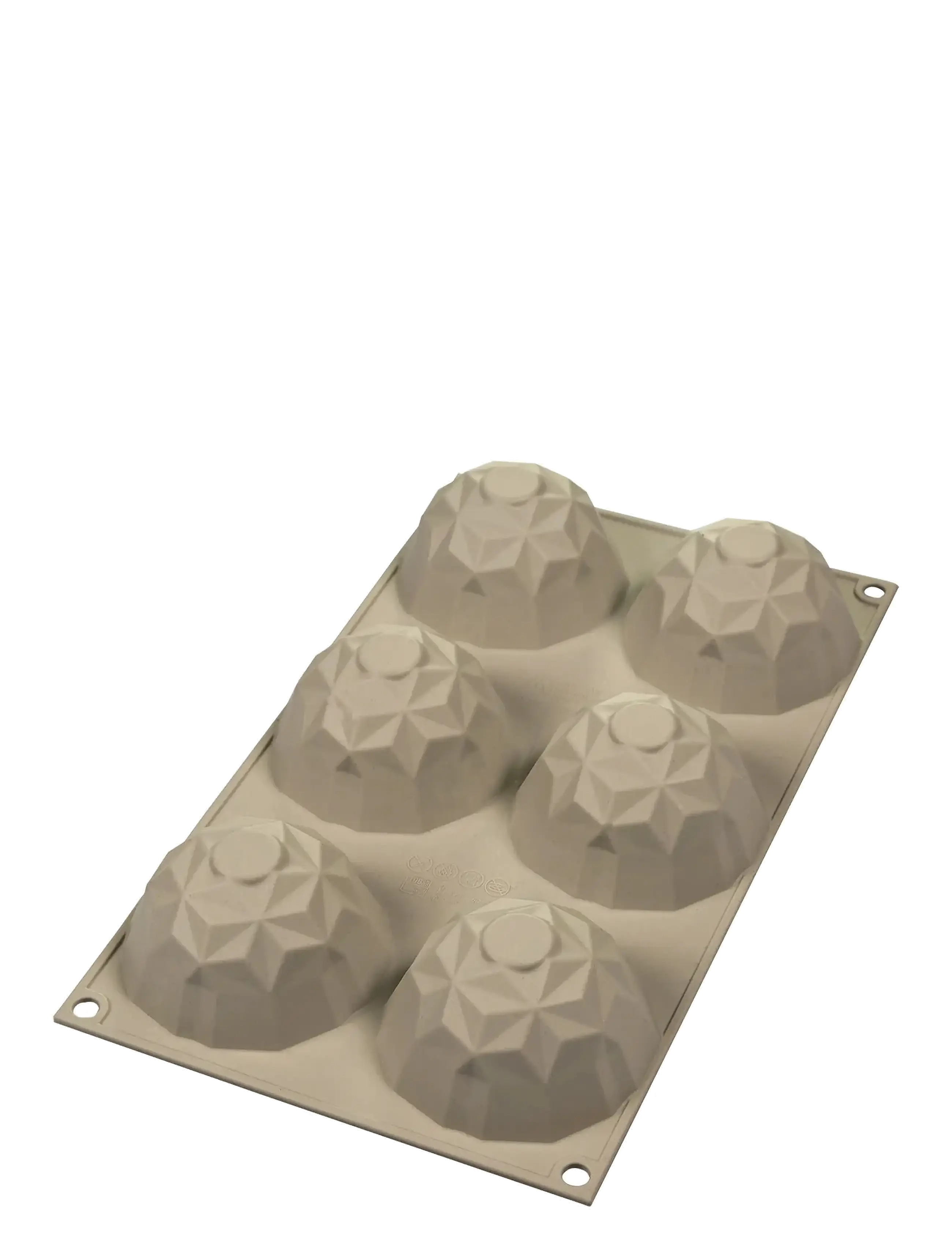 Silikomart Silikoneform Mini Gemma 6 Stk. Ø68 H42, Cupcake & Muffin Tins, Grå, Str: FOR 6PCS
