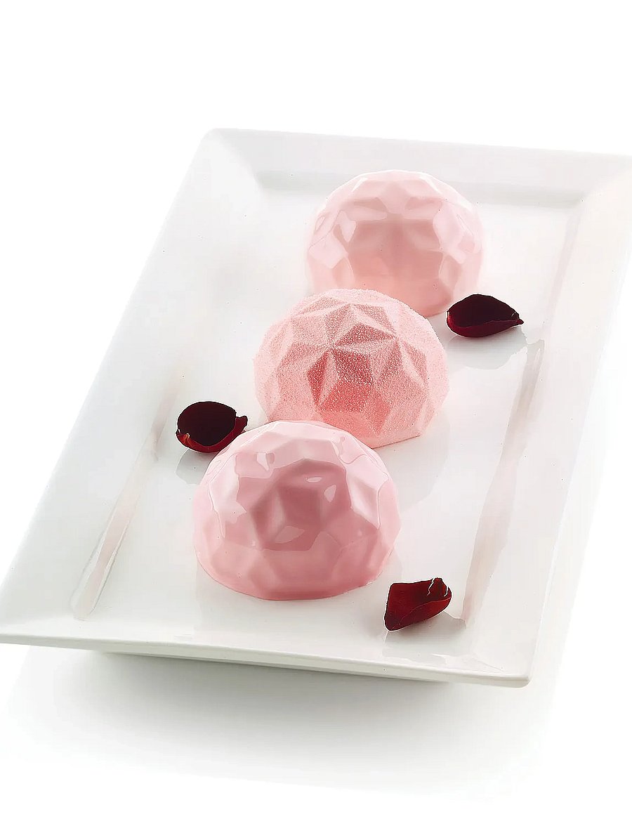 Silikomart - MINI GEMMA 6pcs Ø68 H42 - cupcake & muffinformen - grey - 0