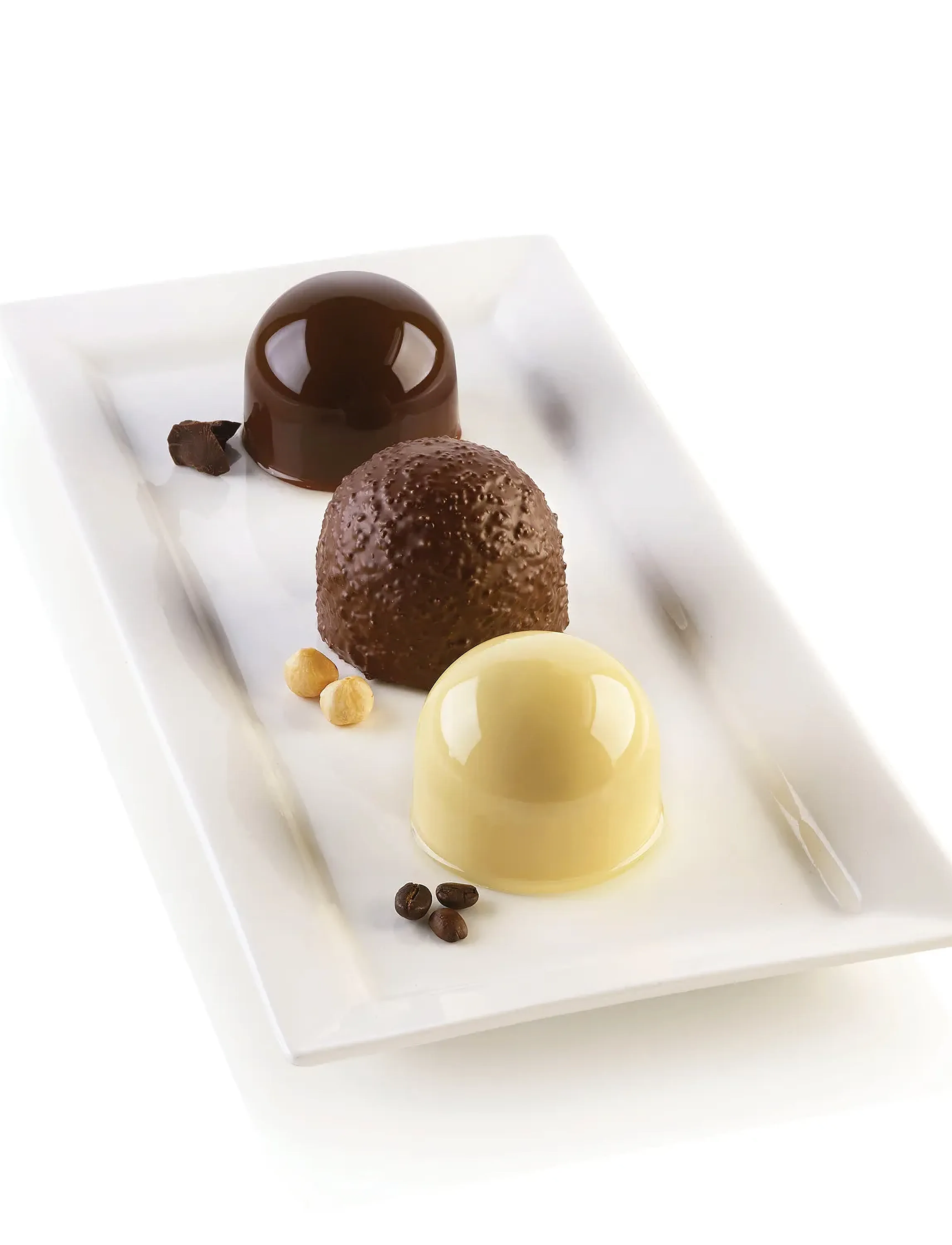Silikomart Silikoneform Puff / Skumtoppe 8 Stk. Ø62 H52, FOR 8PCS, Baking Tins, Grau - Cupcake & Muffin Homeware