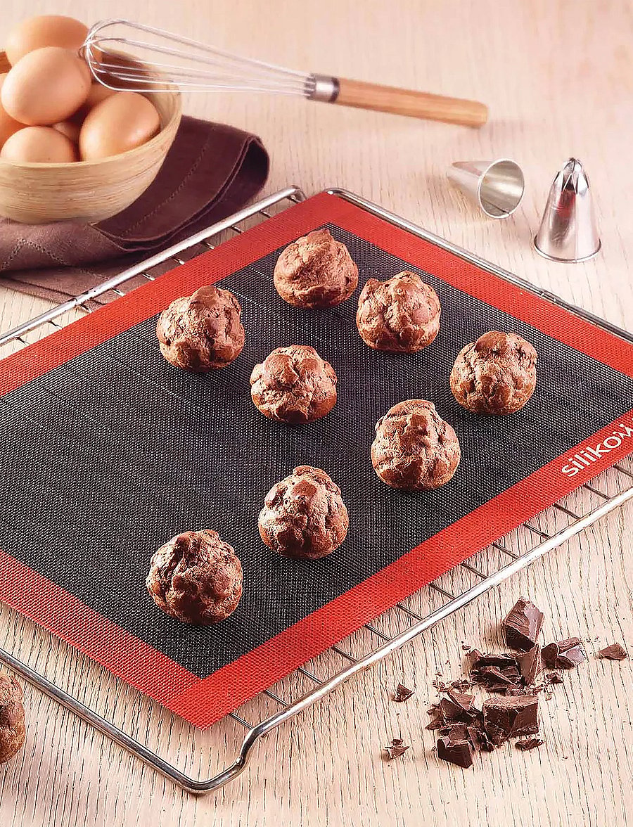 Silikomart - BAKING AIR MAT 400x300 - naczynia do pieczenia - black / red - 0