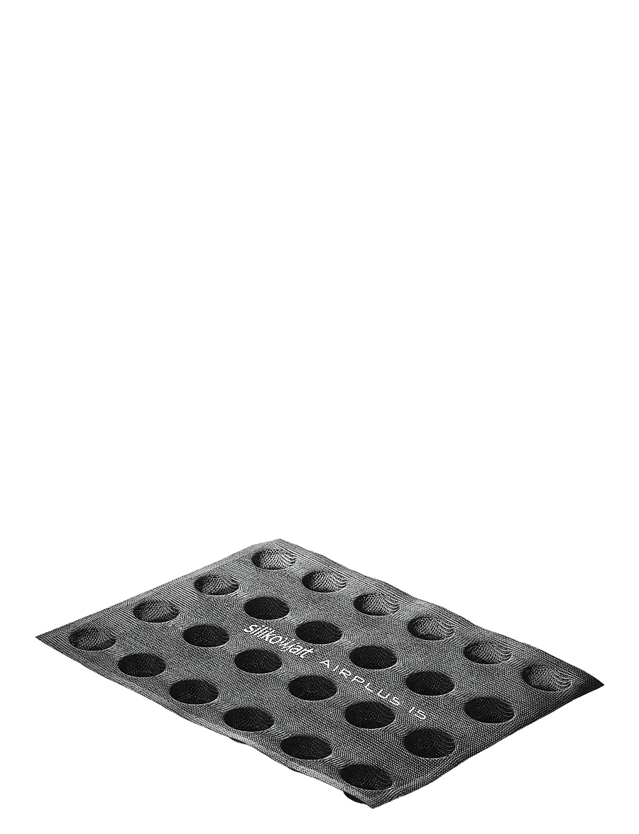 Silikomart - AIR PLUS 15 FIBERGLASS SiliconeE MOULD N.24 ROUND Ø40 H16 - cupcake & muffinformen - black - 1