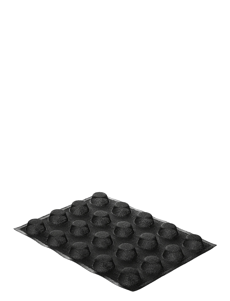 Silikomart - AIR PLUS 18 FIBERGLASS SiliconeE MOULD N.20 ROUND Ø48 H 22 - moules pour petits gâteaux et muffins - black - 0