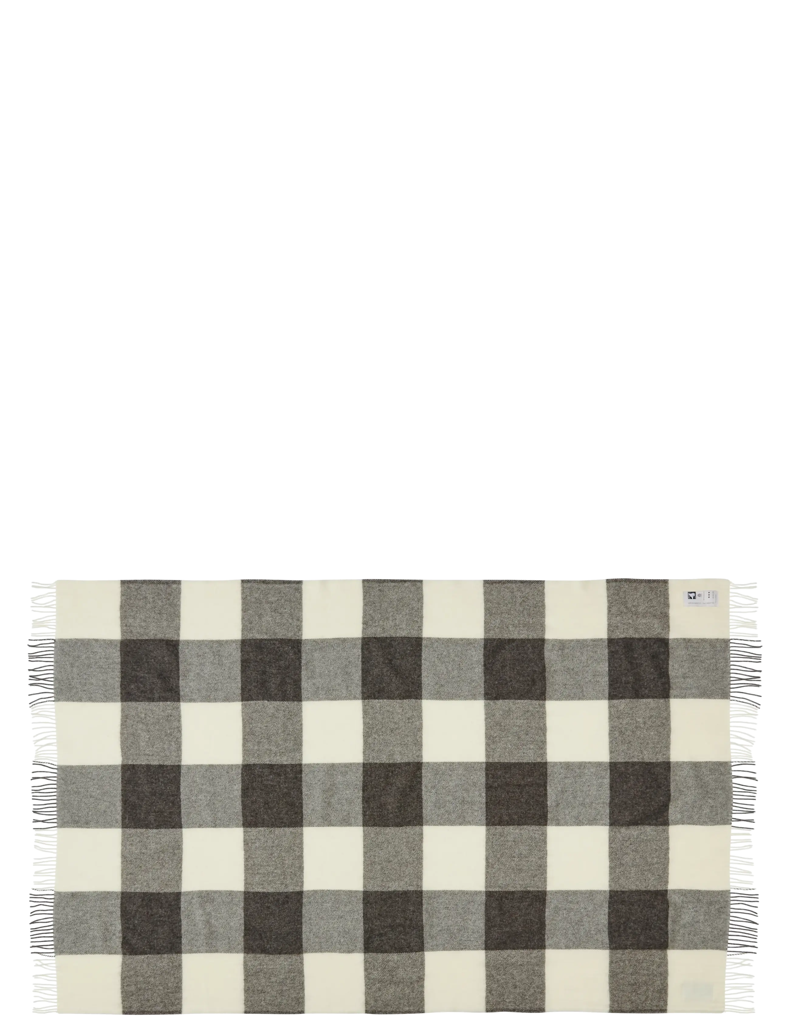 Silkeborg Uldspinderi - Ærø 130x200 cm - odzież outdoor - 00101 grey white - 1