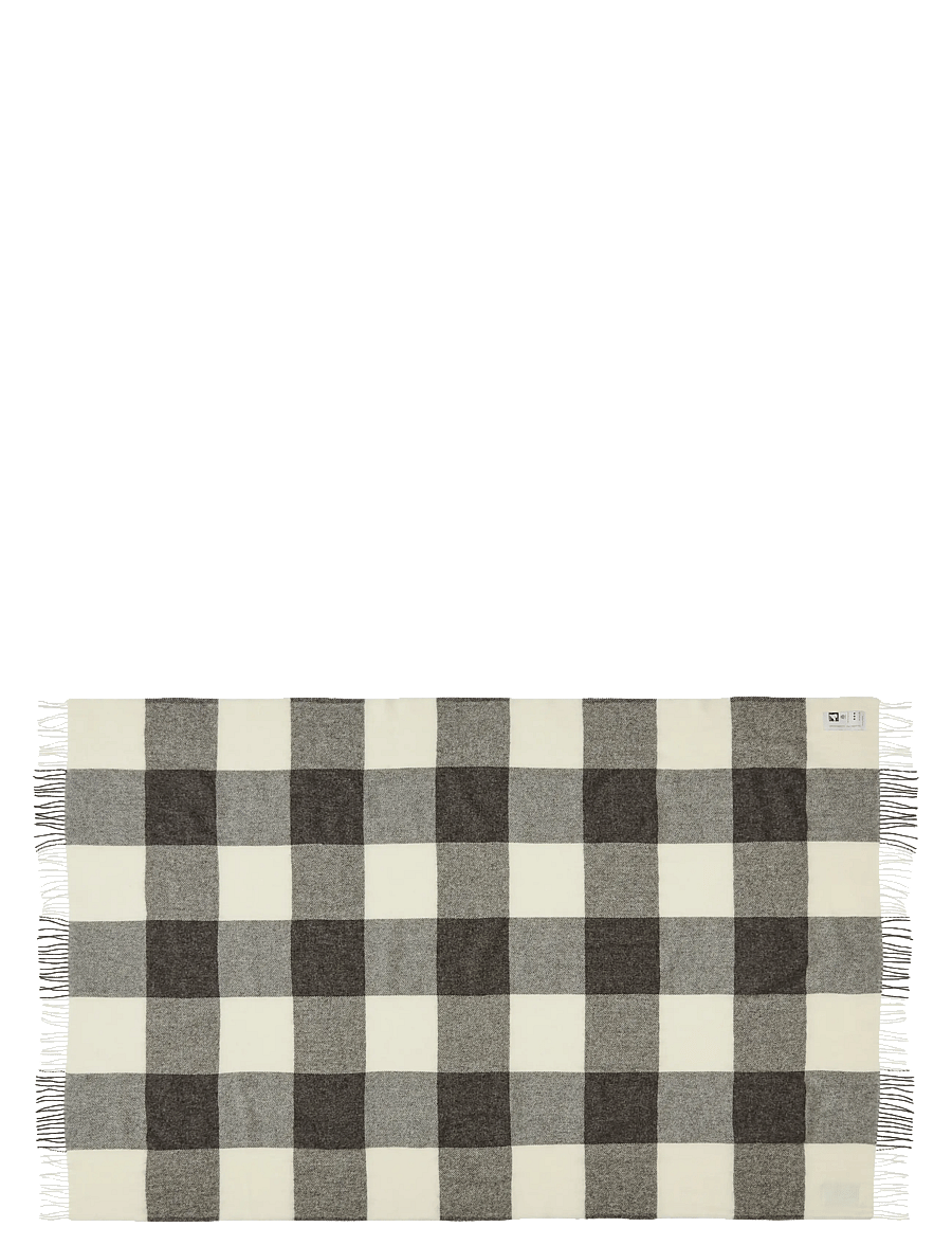 Silkeborg Uldspinderi - Ærø 130x200 cm - decken - 00101 grey white - 1