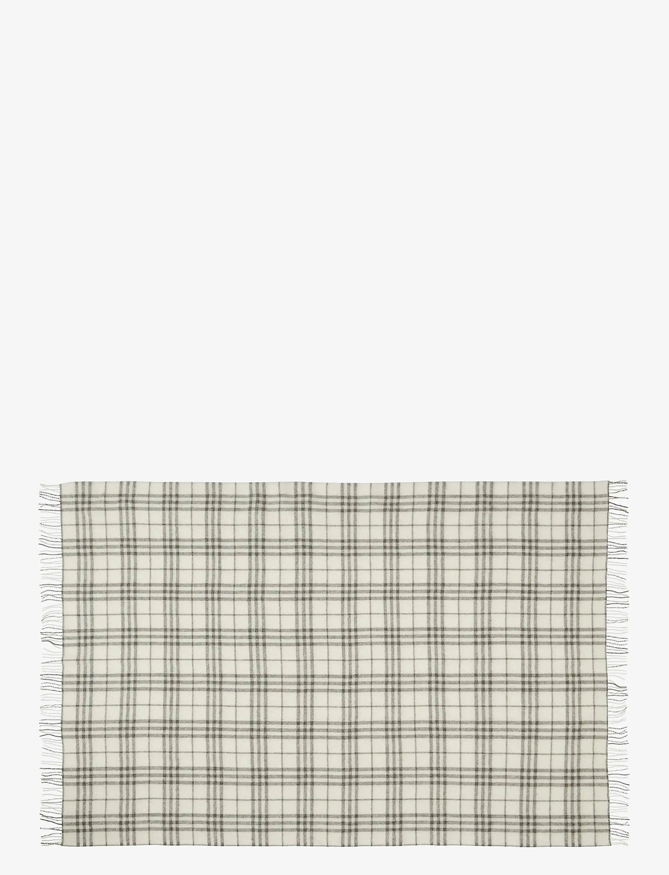 Silkeborg Uldspinderi - Bornholm 85x130 cm - udendørstekstiler - 00170 white grey - 1