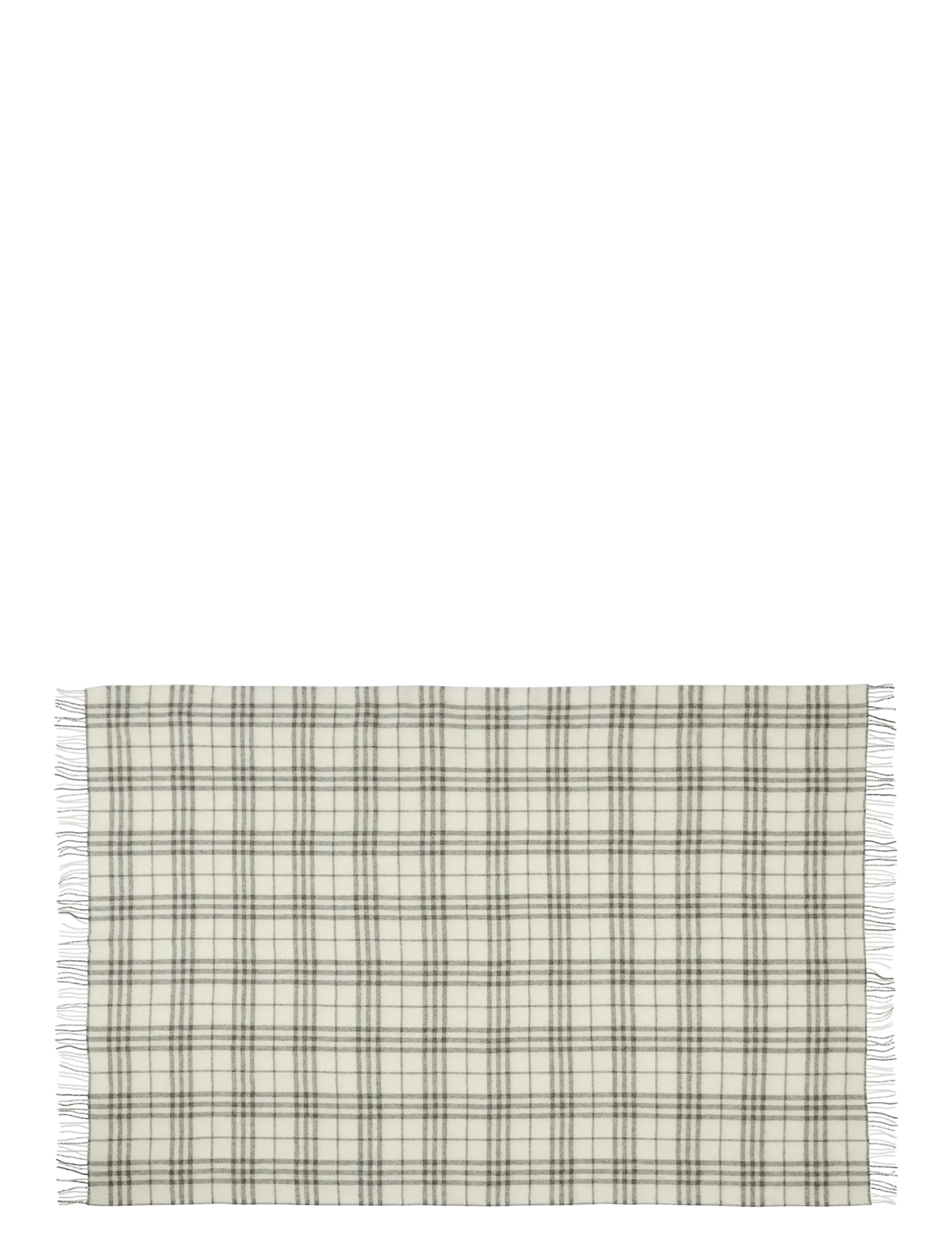 Silkeborg Uldspinderi - Bornholm 85x130 cm - utendørstekstiler - 00170 white grey - 1