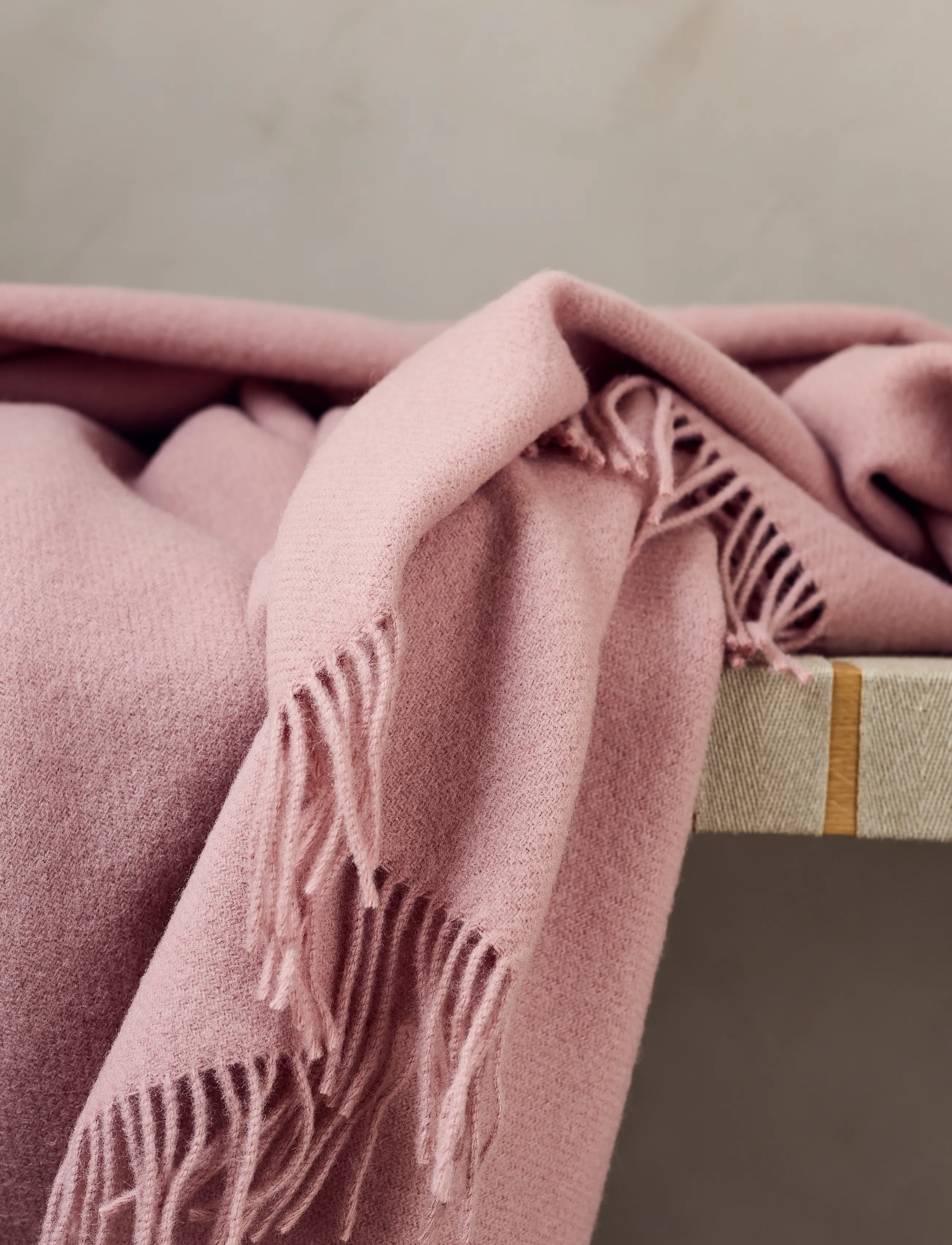 Silkeborg Uldspinderi Season 130X200 Cm, cm, Cushions & Blankets, Rosa - Blankets Throws, Homeware