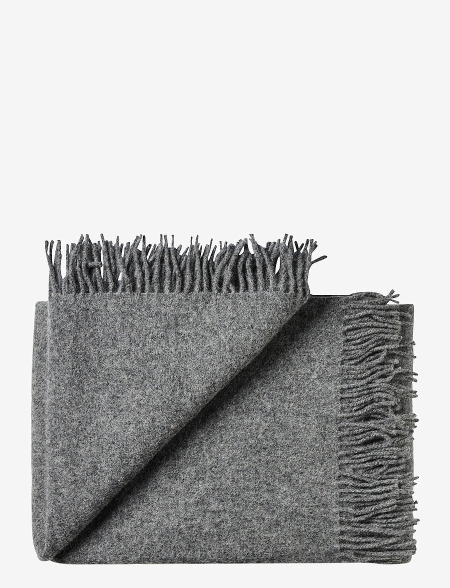 Silkeborg Uldspinderi - Season 130x200 cm - decken - dark nordic grey - 0