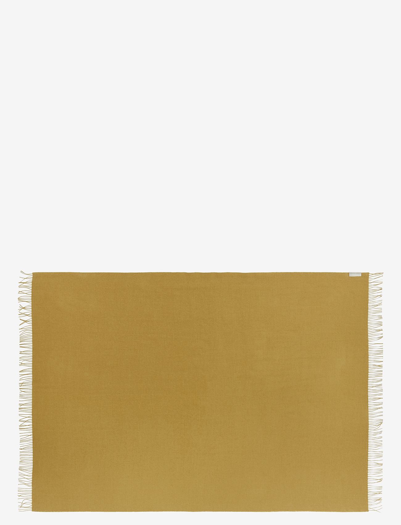 Silkeborg Uldspinderi - Lima 130x200 cm - blankets & throws - 5500 ochre yellow - 1