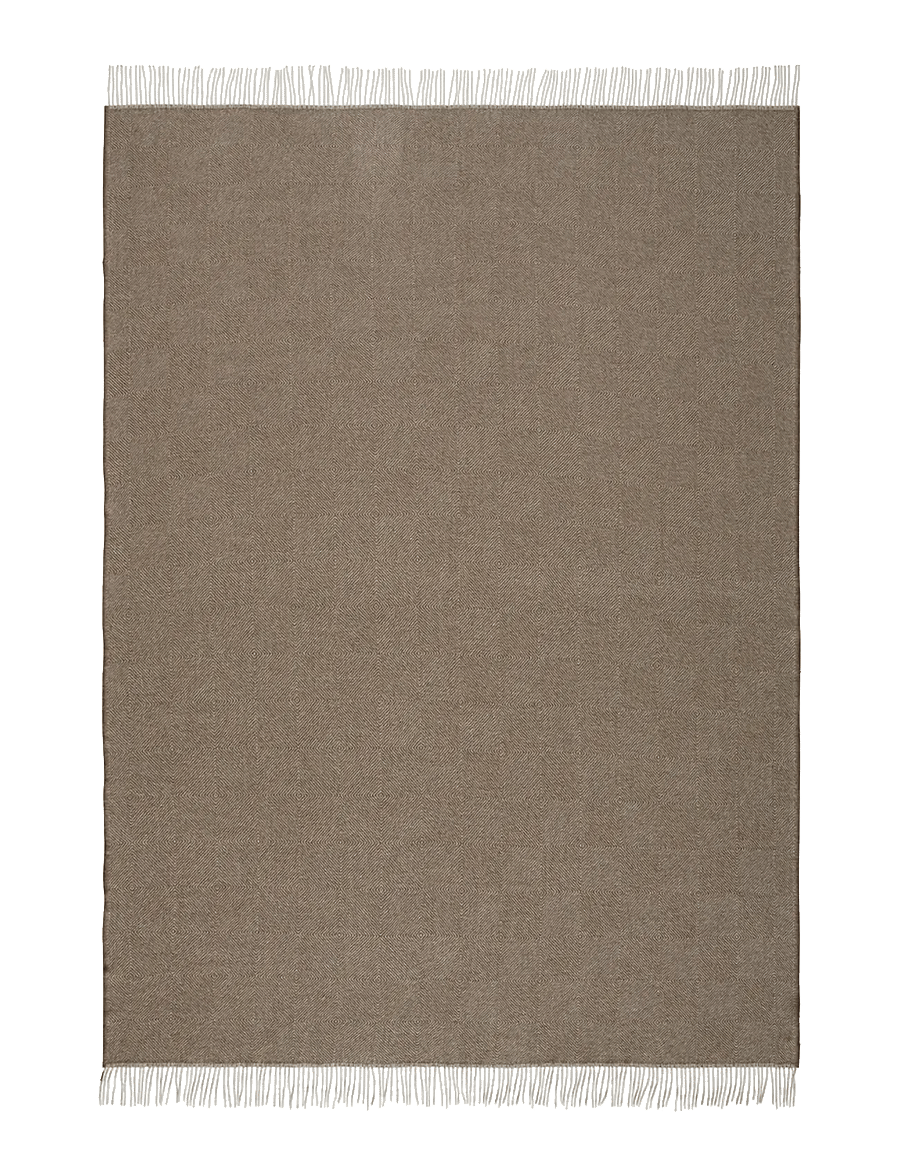 Silkeborg Uldspinderi - La Paz 130x200 cm - pleedid - 00720 antique oak brown - 1