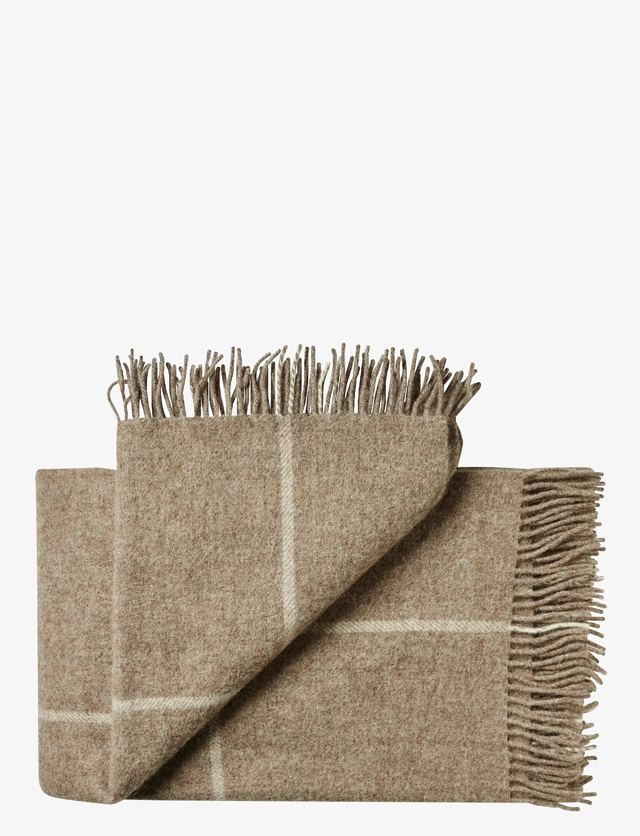 Silkeborg Uldspinderi - Mandø 140x240 cm - blankets & throws - 0168 oak brown - 0