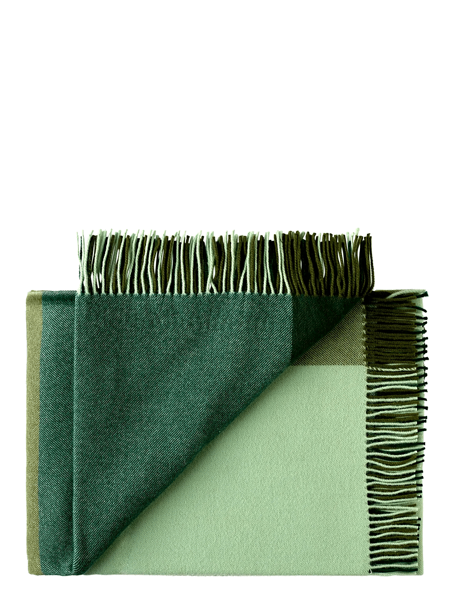 Silkeborg Uldspinderi - Miami 130x190 cm - decken - haze green - 0
