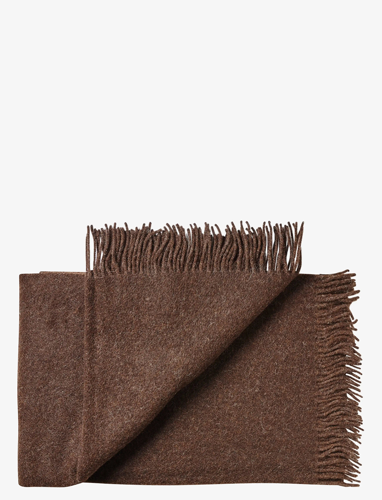 Silkeborg Uldspinderi Oxford 140x240 cm - Visa allt - 0410 DARK BROWN / brown