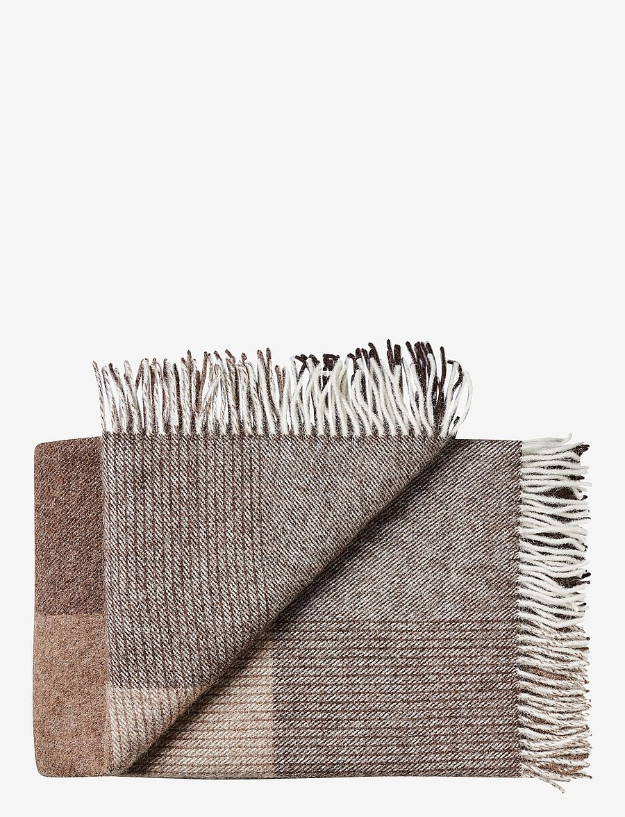Silkeborg Uldspinderi - Oxford 140x240 cm - decken - 5104 shades brown - 0