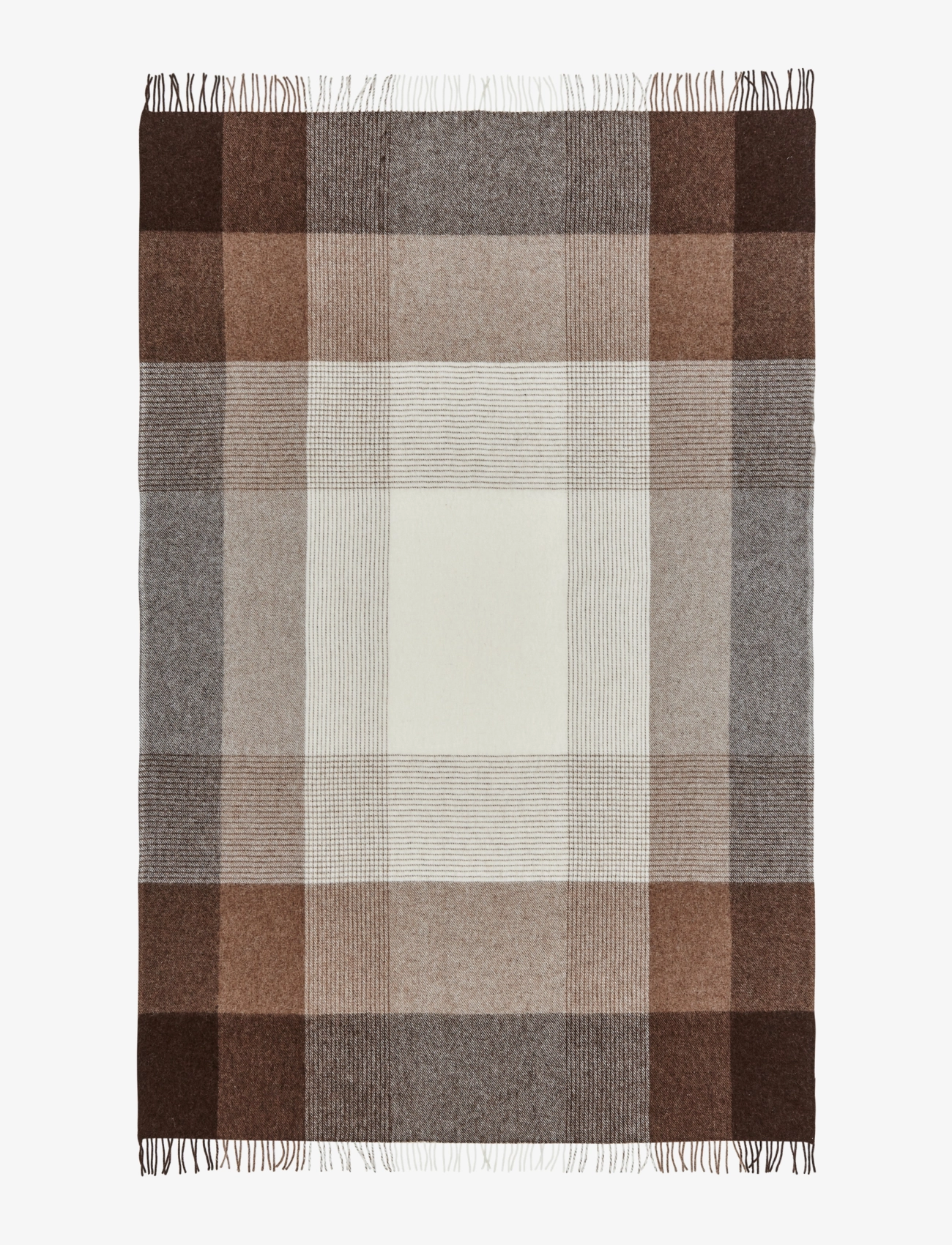 Silkeborg Uldspinderi - Oxford 140x240 cm - tekid ja katted - 5104 shades brown - 1