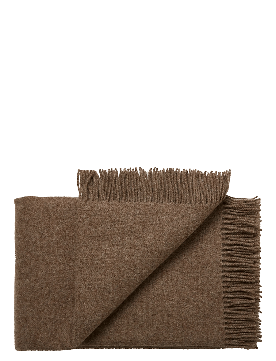 Silkeborg Uldspinderi - Samsø 140x240 cm - decken - 0120 gotland brown - 0