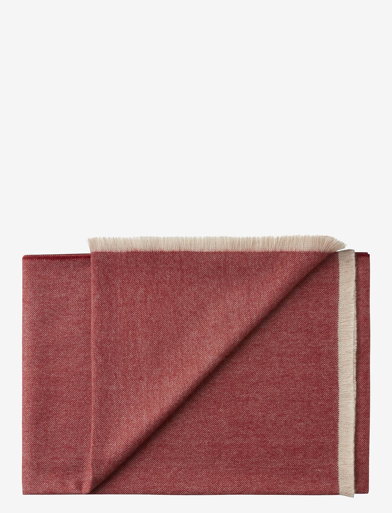 Silkeborg Uldspinderi - Trujillo - blankets & throws - ruby red - 0