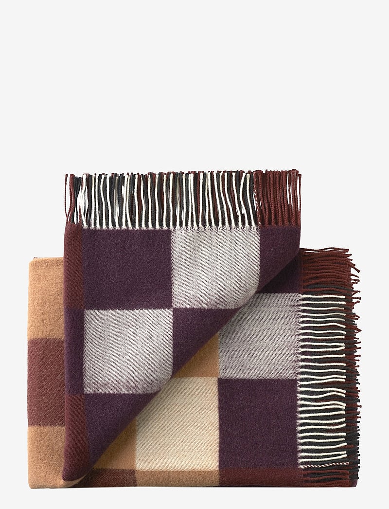 Silkeborg Uldspinderi - Plain Beat 130x190 cm - tekid ja katted - warm red - 0