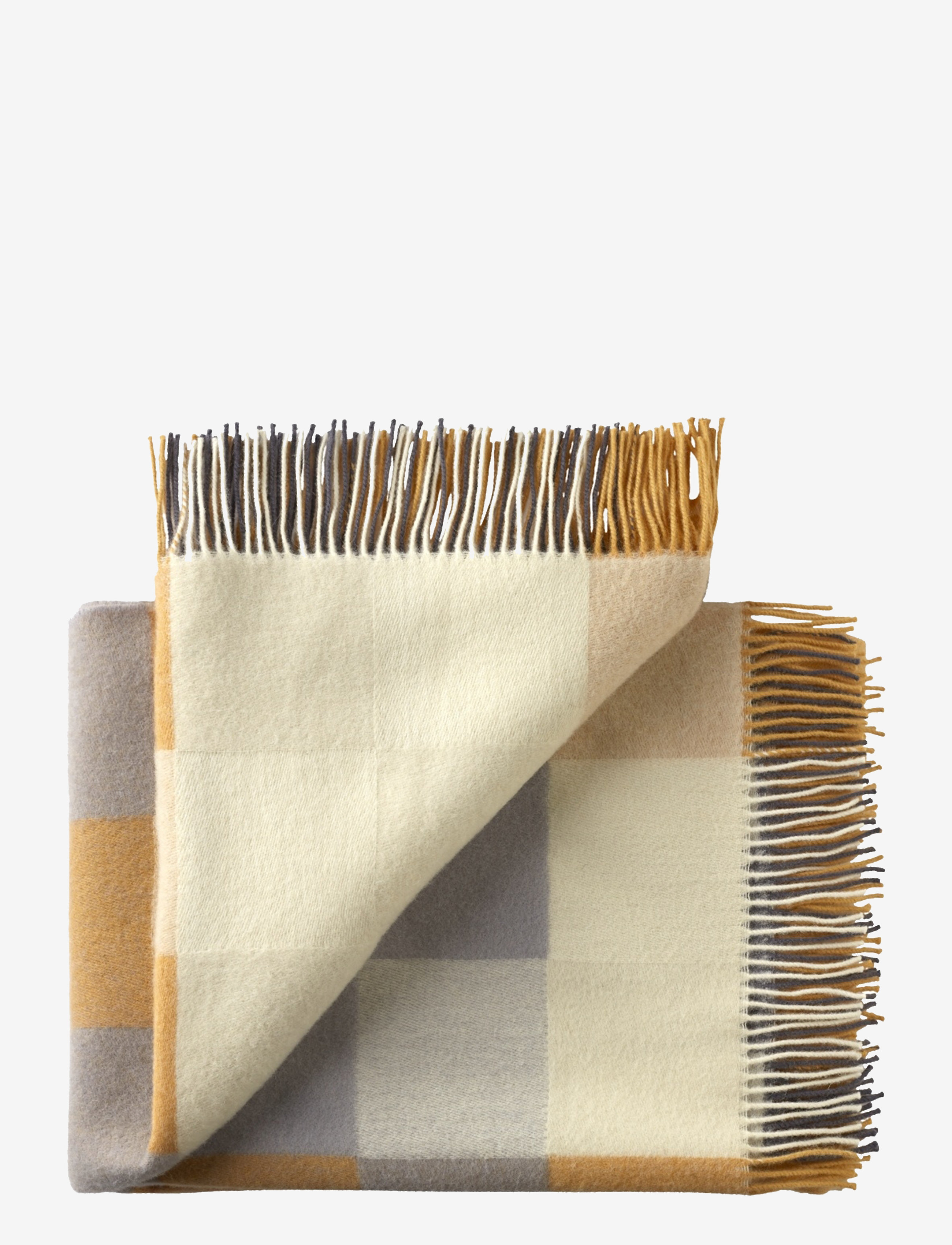 Silkeborg Uldspinderi Plain Beat 130x190 cm - Bröllopspresenter - HONEY ROSE / yellow