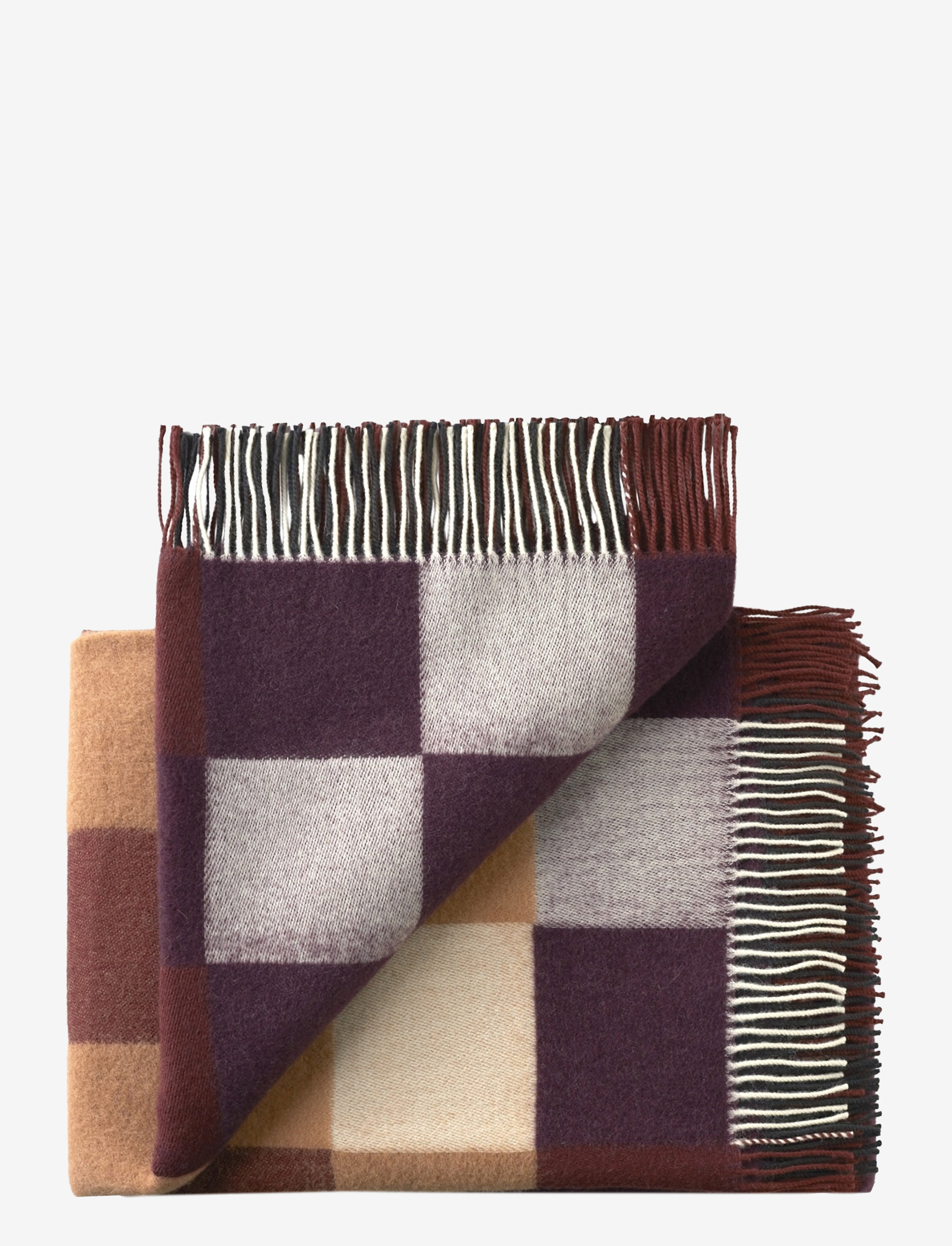 Silkeborg Uldspinderi Plain Beat 130x190 cm - Silkeborg Uldspinderi - WARM RED / brown