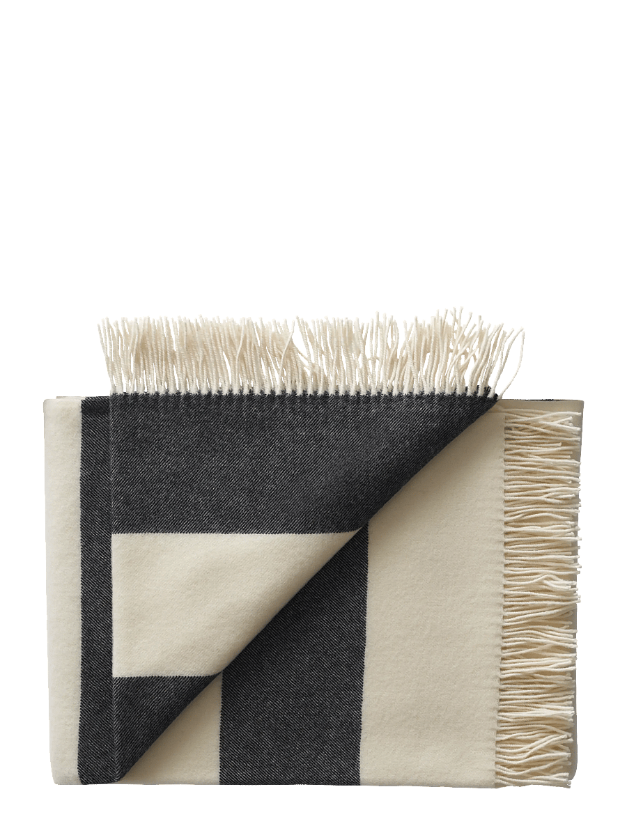 Silkeborg Uldspinderi - The Sweater 130x190 cm - pleedid - black - 1