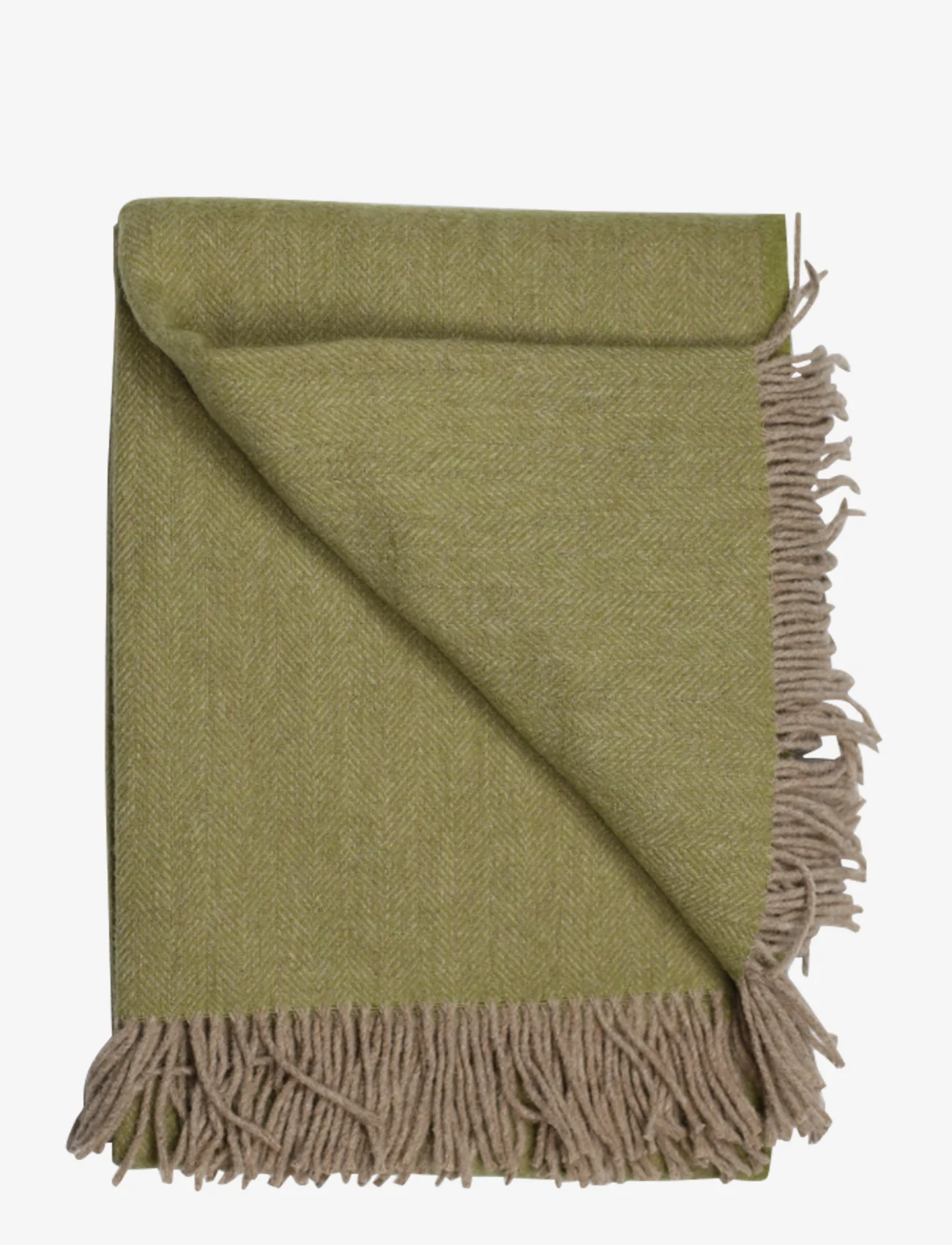 Silkeborg Uldspinderi - JURA - blankets & throws - green/beige - 0