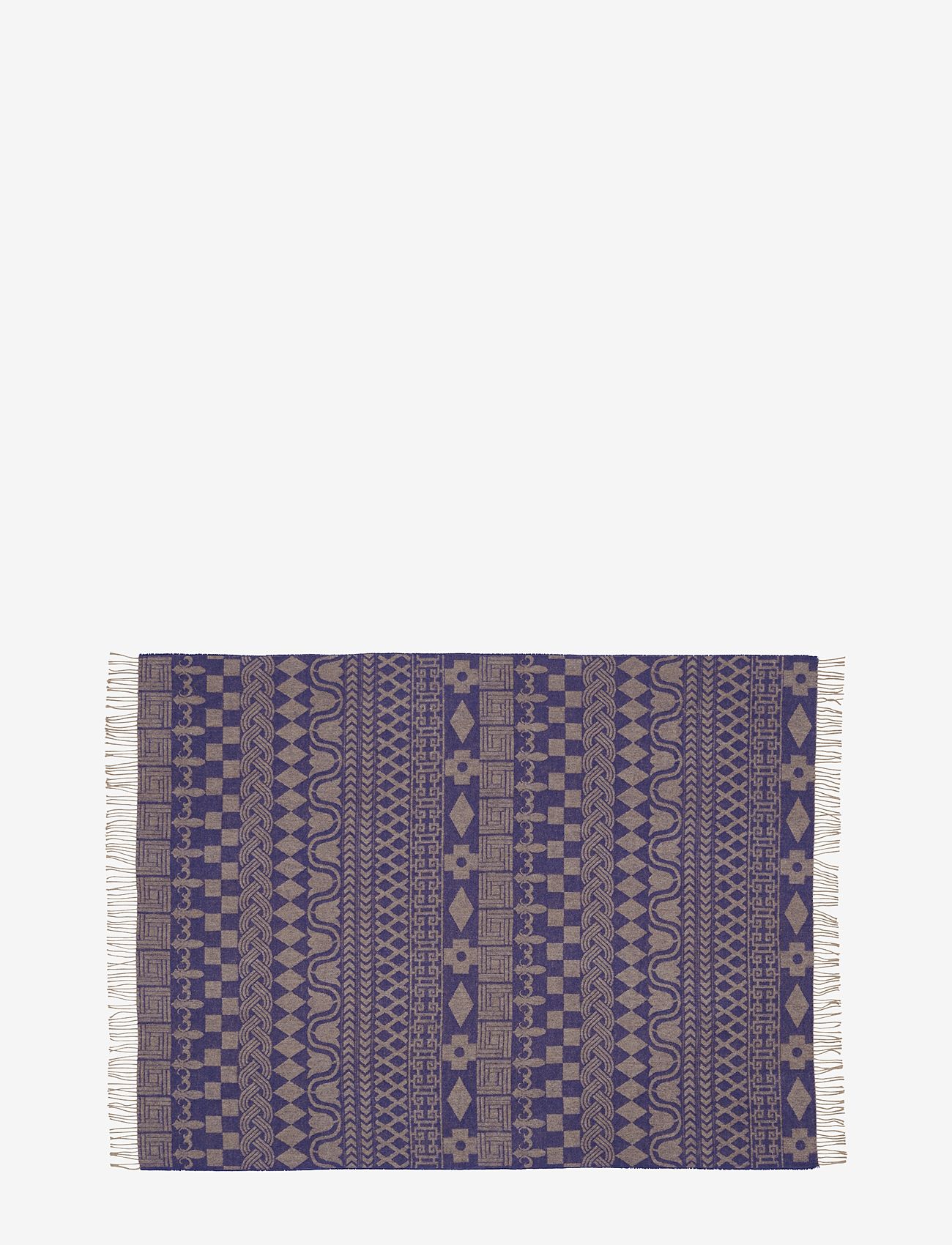Silkeborg Uldspinderi - TEODOR - blankets & throws - purple/beige - 1