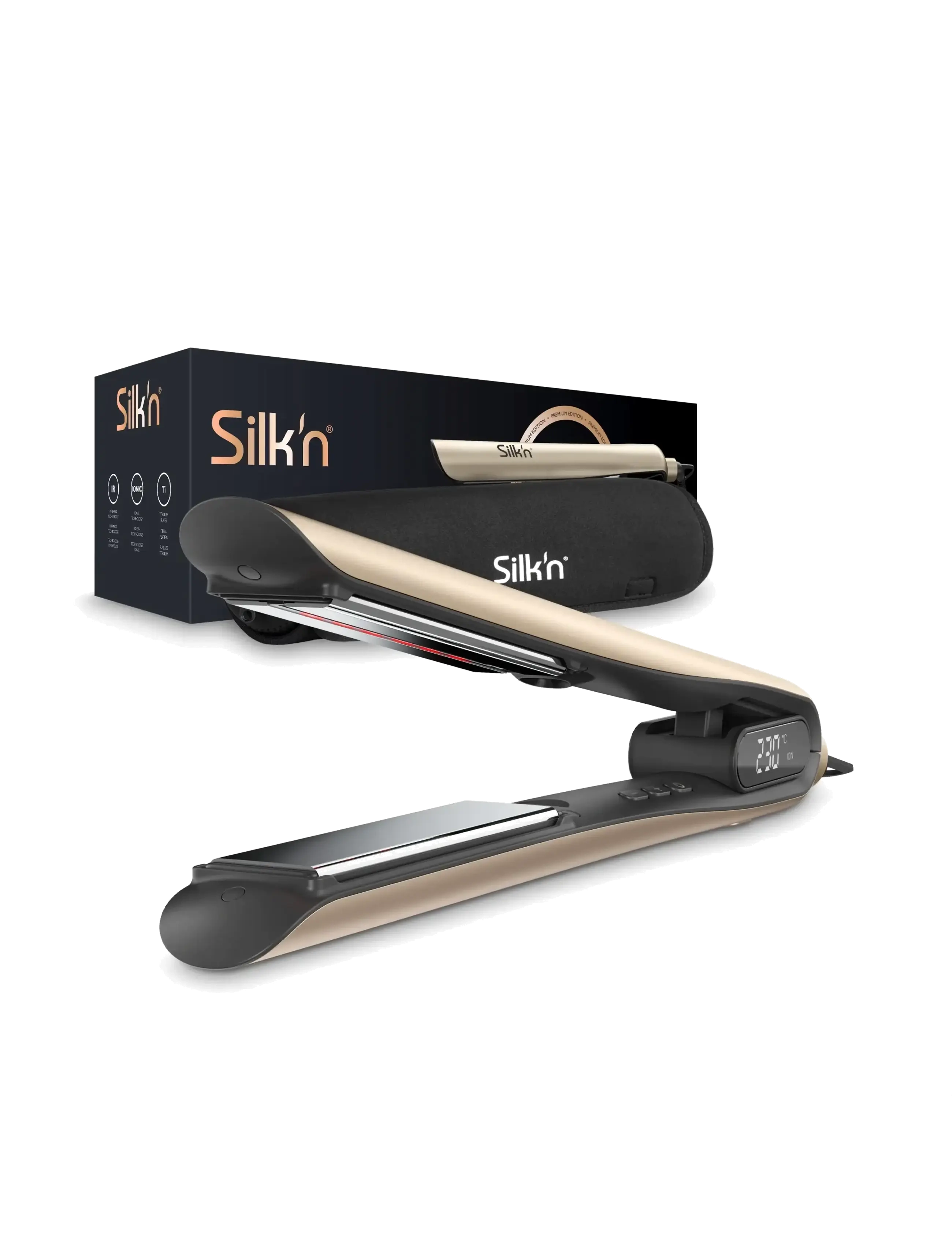 Silk'n - Silk'n Silky Straight - sléttujárn - gold - 1