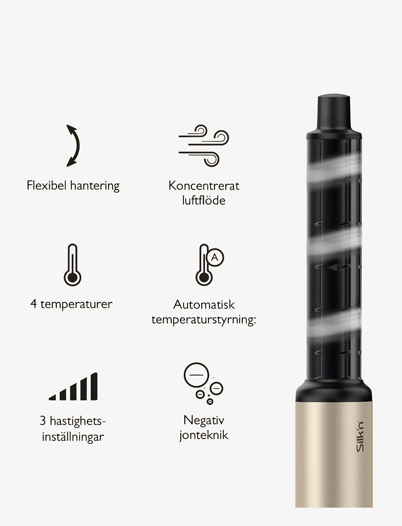 Silk'n - Silk'n Silky Air Flex  8 - sæt - black - 3