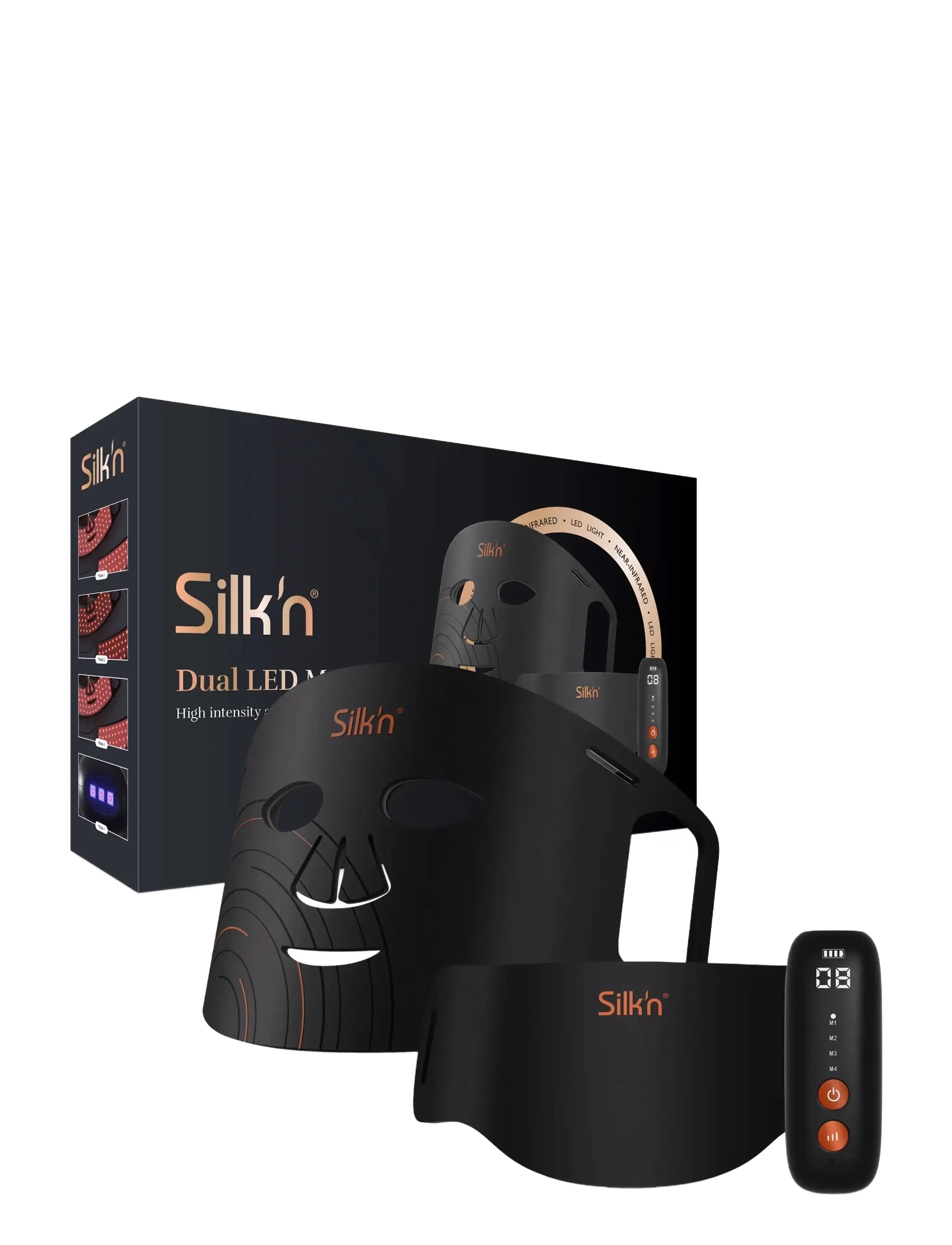 Silk'n Silk'n Facial Dual Led Mask, One Size, Black, Hudpleje > Skønhedsteknologi, Dame