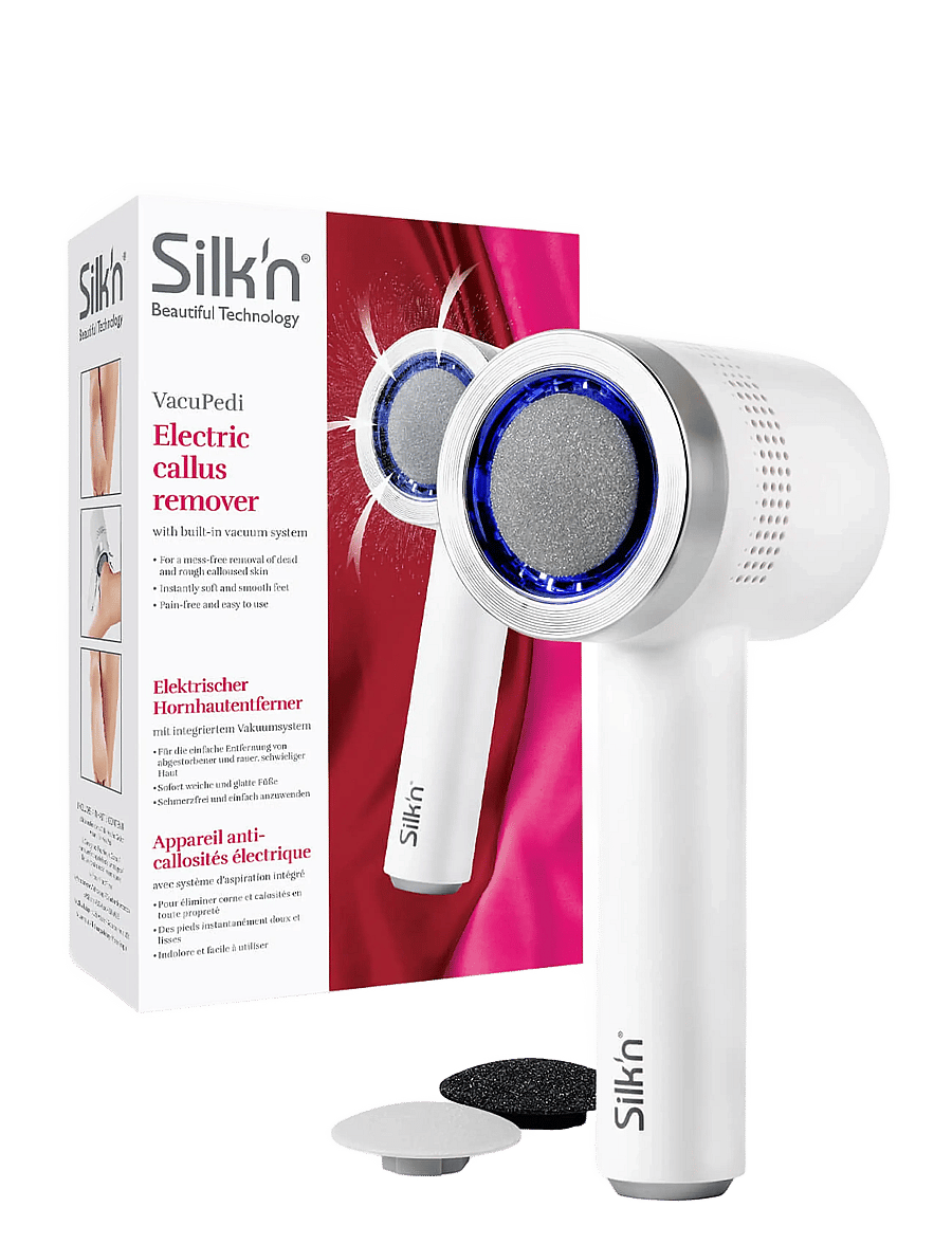 Silk'n - Silk'n VacuPedi callus remover-Silver - makeup - silver - 0