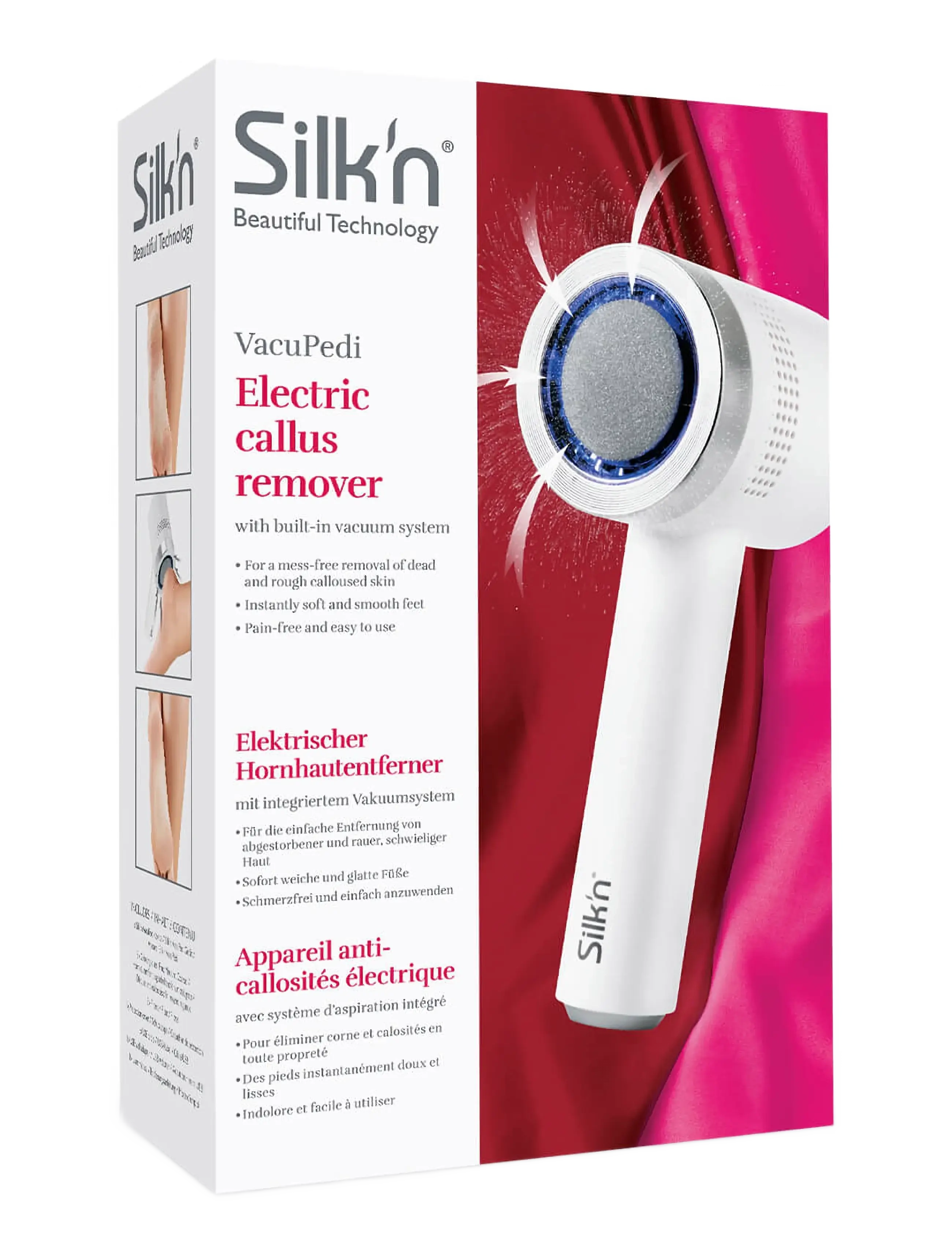 Silk'n - Silk'n VacuPedi callus remover-Silver - silver - 3