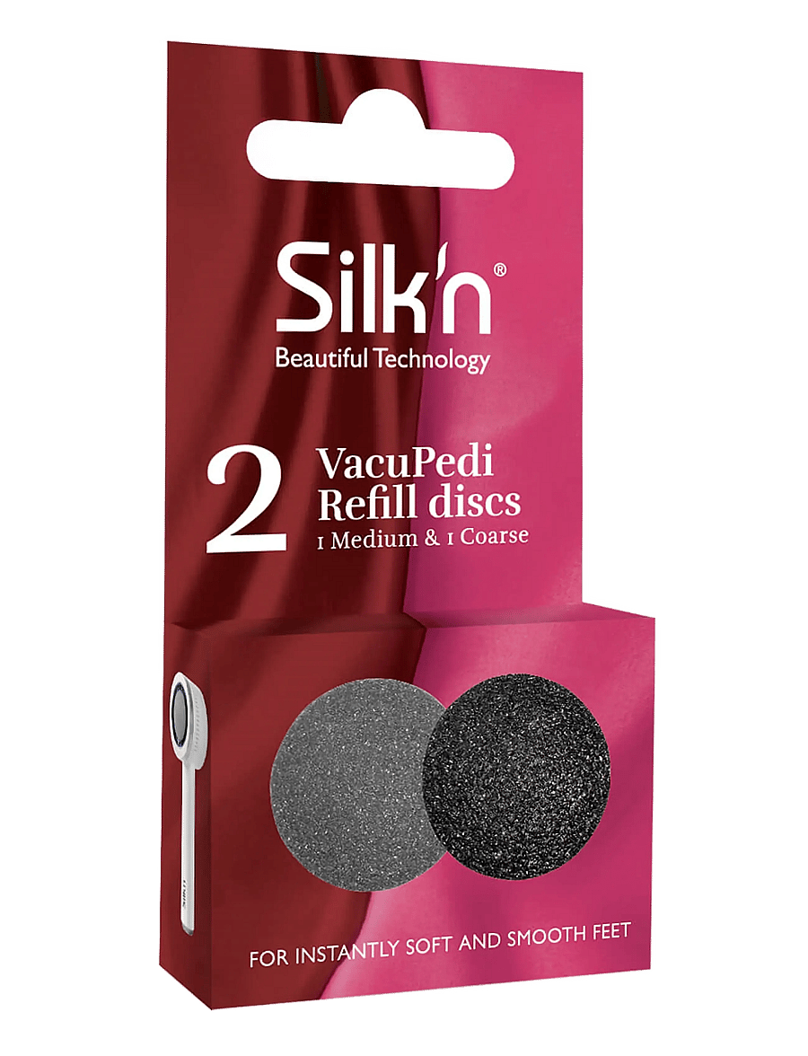 Silk'n - Silk'n VacuPedi refill callus remover disc Medium & Coarse - tilbehør til hudpleje - black - 0