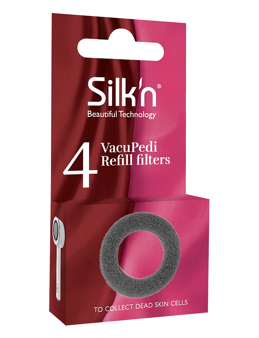Silk'n - Silk'n VacuPedi refill filters 4x - tilbehør til hudpleje - black - 0