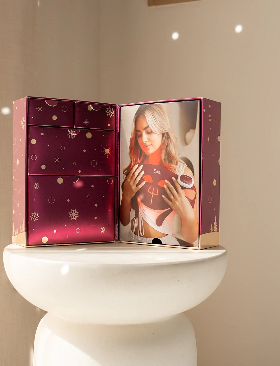 Silk'n - Silk'n XMAS Box Facial LED Face Mask Pro - beauty tech - burgundy - 0