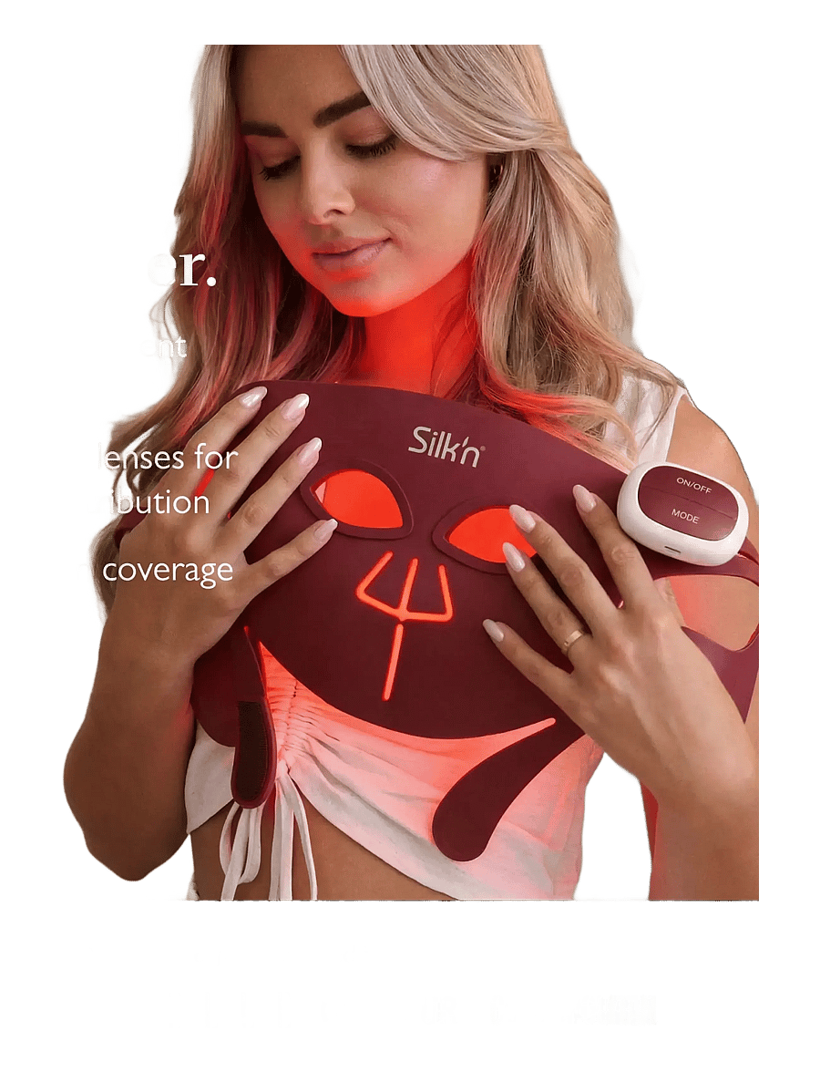 Silk'n - Silk'n XMAS Box Facial LED Face Mask Pro - beauty tech - burgundy - 4