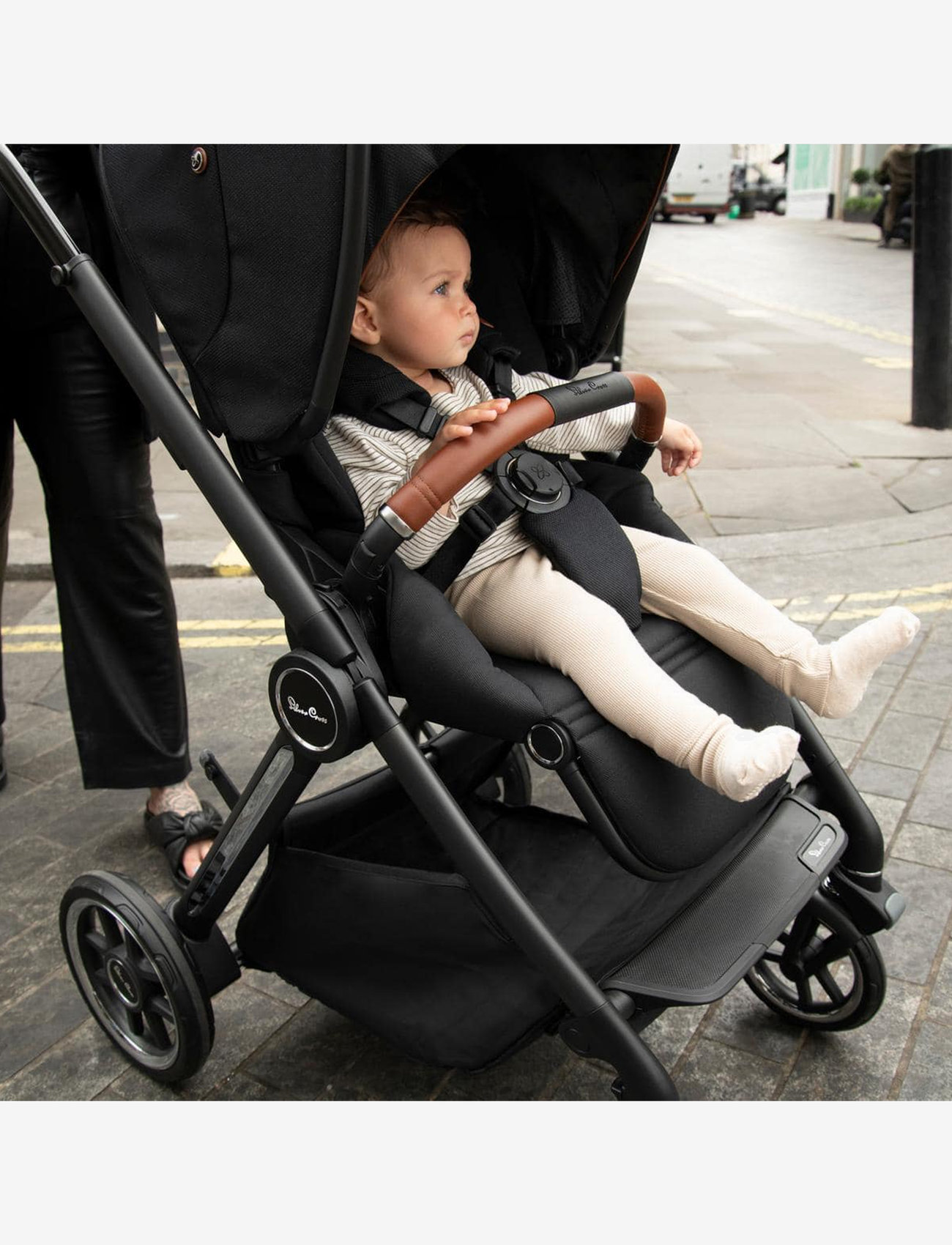 Silver Cross - Silver Cross Reef Stroller - Orbit - strollers & accessories - black - 5