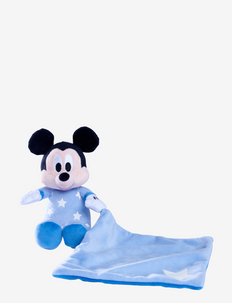 Disney - Sov Godt Mikke Mus Kosedyr med Koseklut (15cm), Mickey Mouse